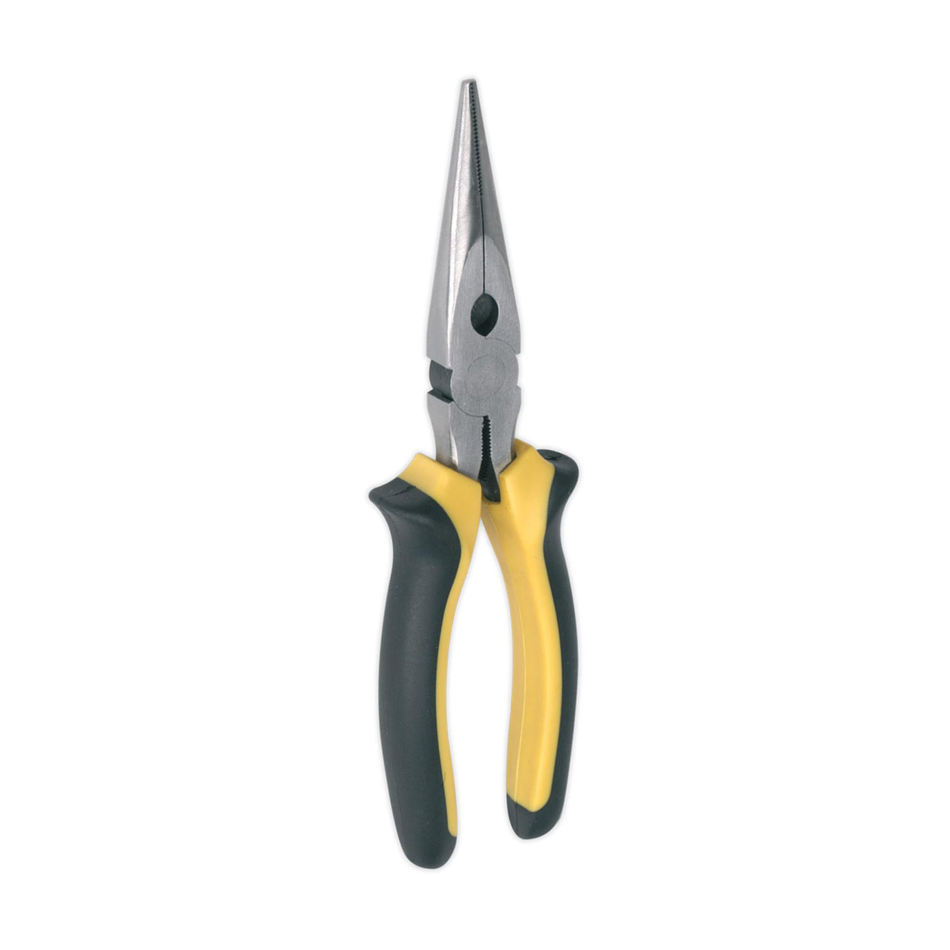 Sealey Long Nose Pliers Comfort Grip 200mm Fully Chromed