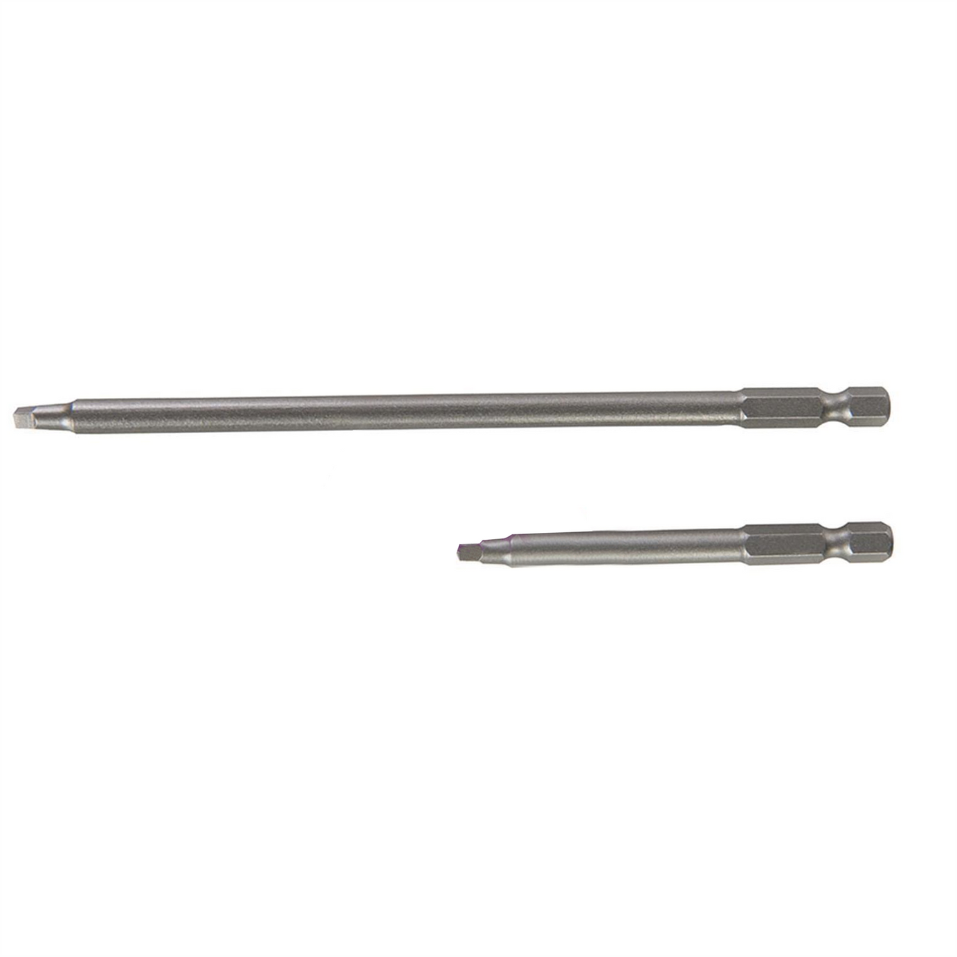 2Pk Square Driver Set 76mm & 152mm / 3" & 6" , 1/4" Hex Shank