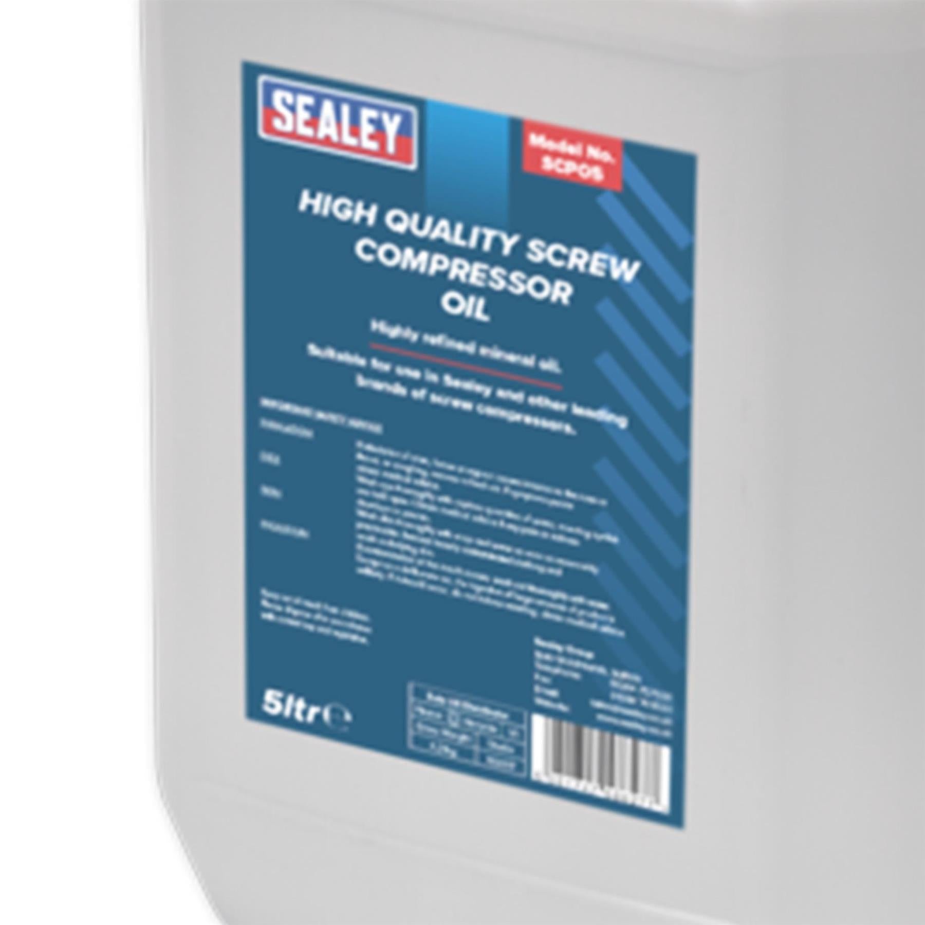 Sealey Screw Compressor Oil 5L