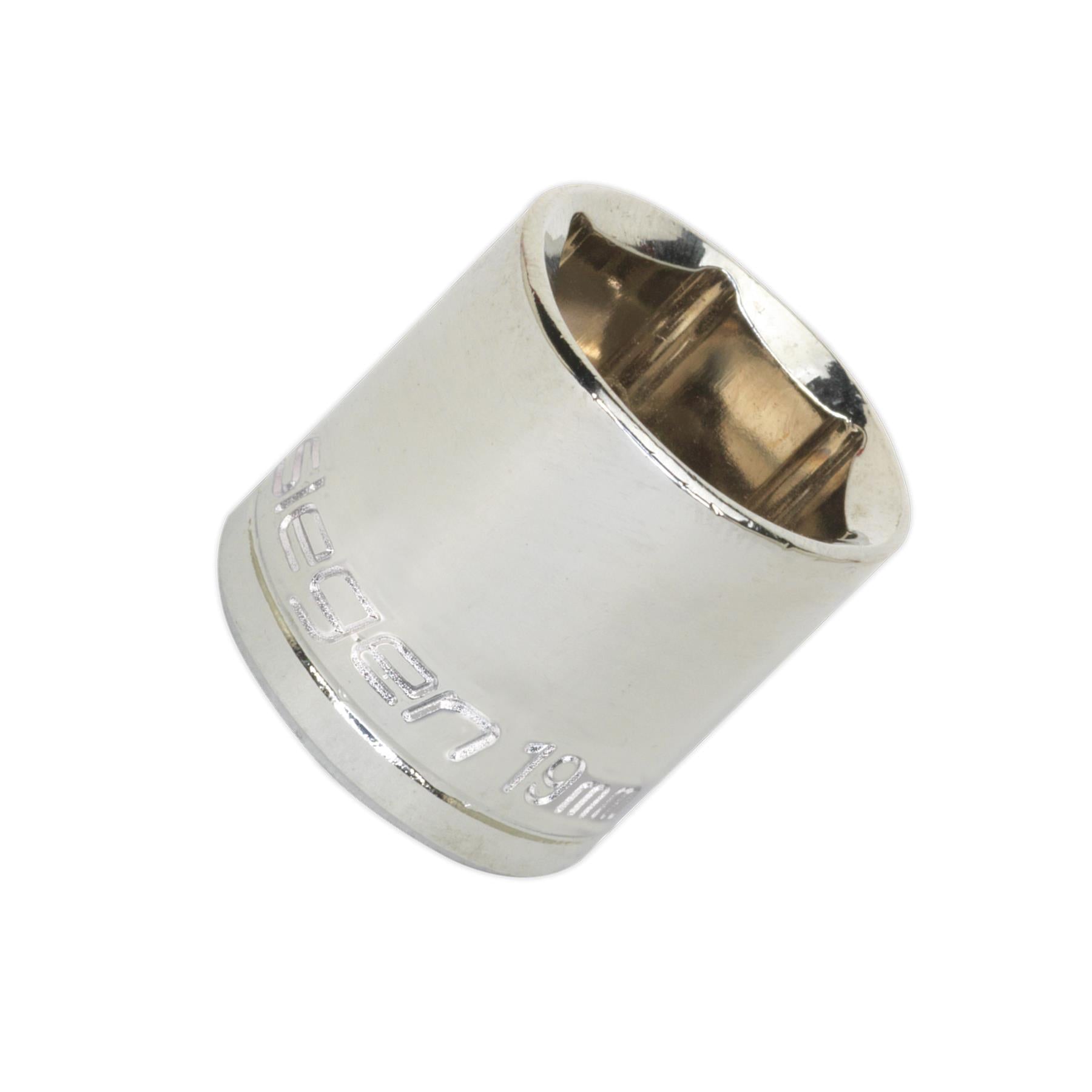Sealey WallDrive Socket 19mm 3/8"Sq Drive