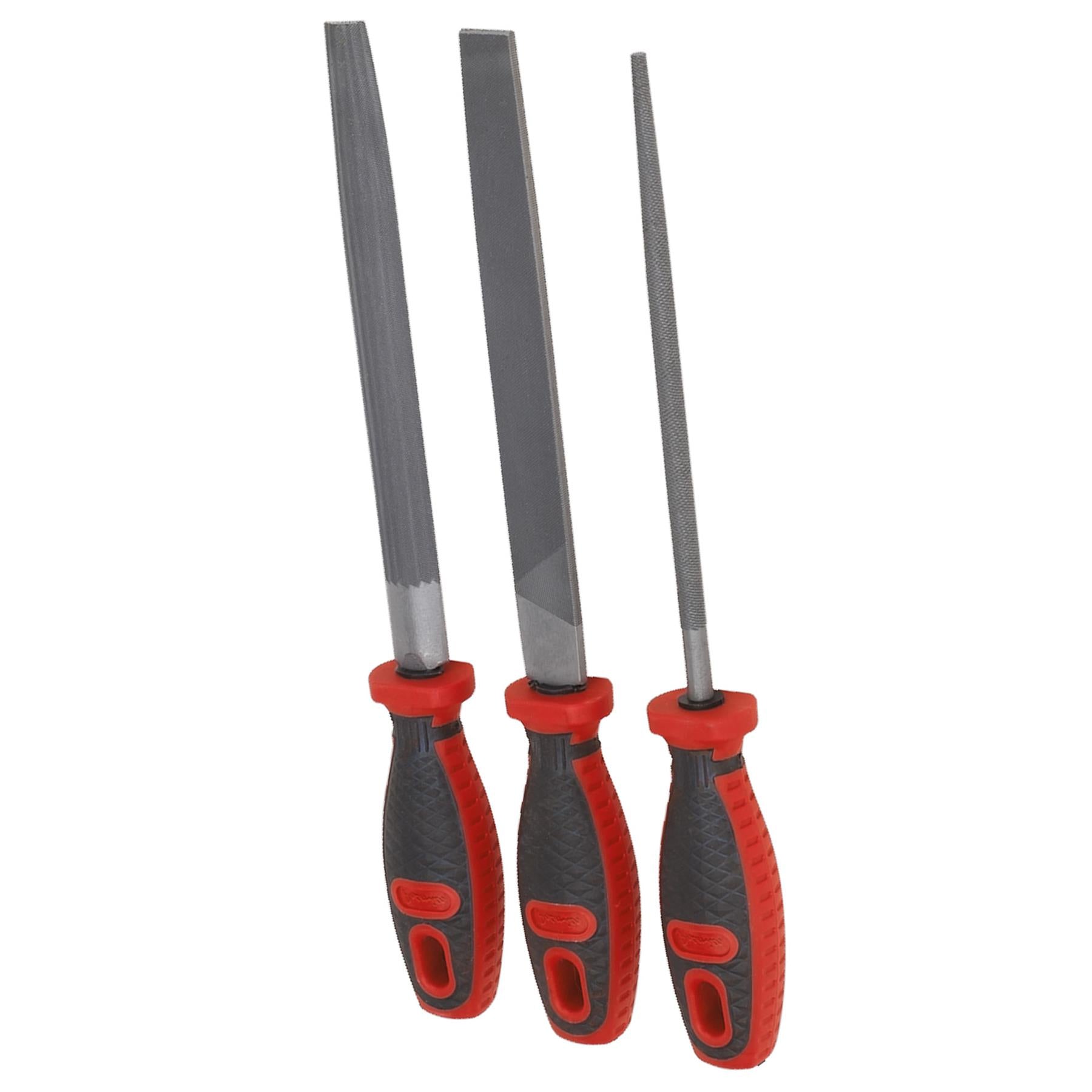 Sealey Engineer's File Set 3pc 200mm
