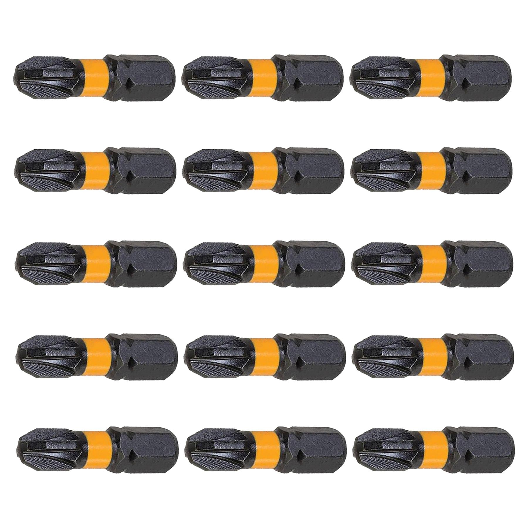 IMPACT SCREWDRIVER BITS PZ3 HEAD 25MM SCREW DRIVER BIT X 15