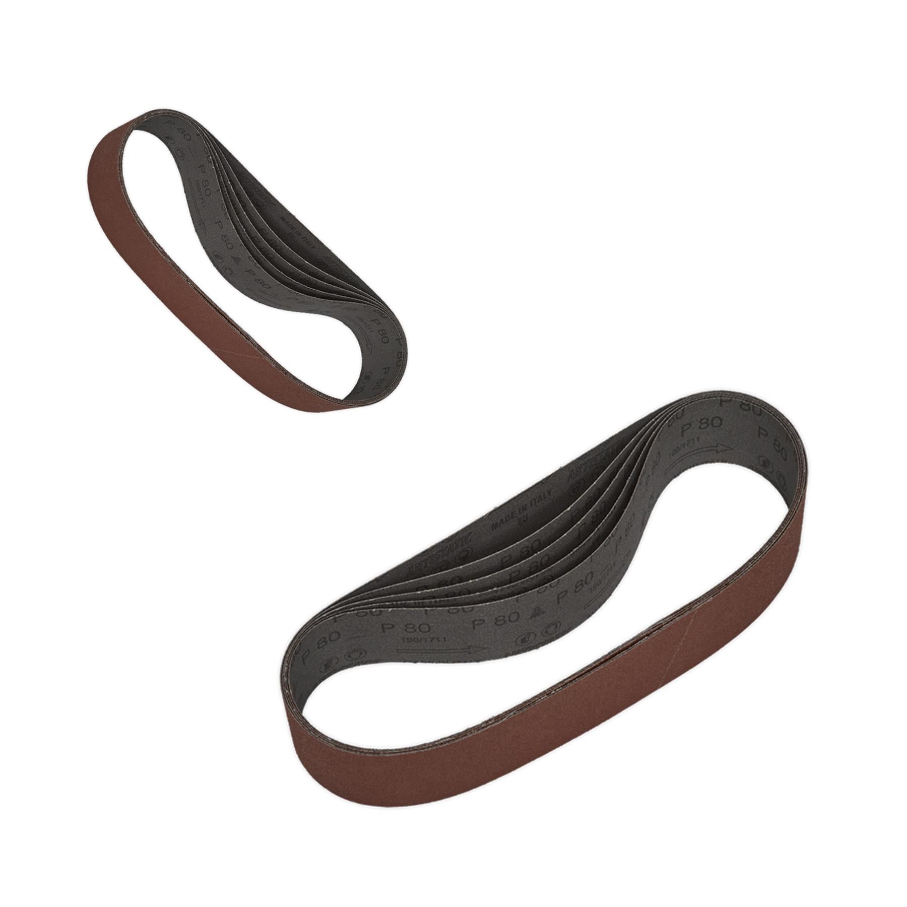 Sealey Sanding Belt 50 x 686mm 80Grit Pack of 5
