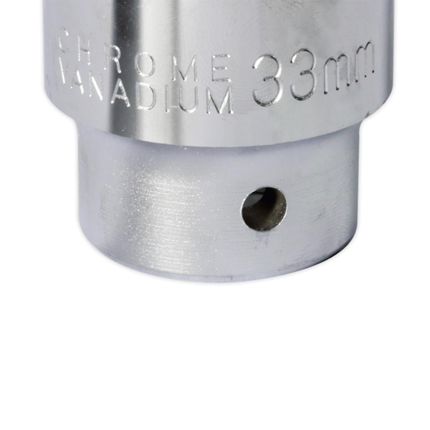 Sealey WallDrive Socket 33mm 3/4"Sq Drive