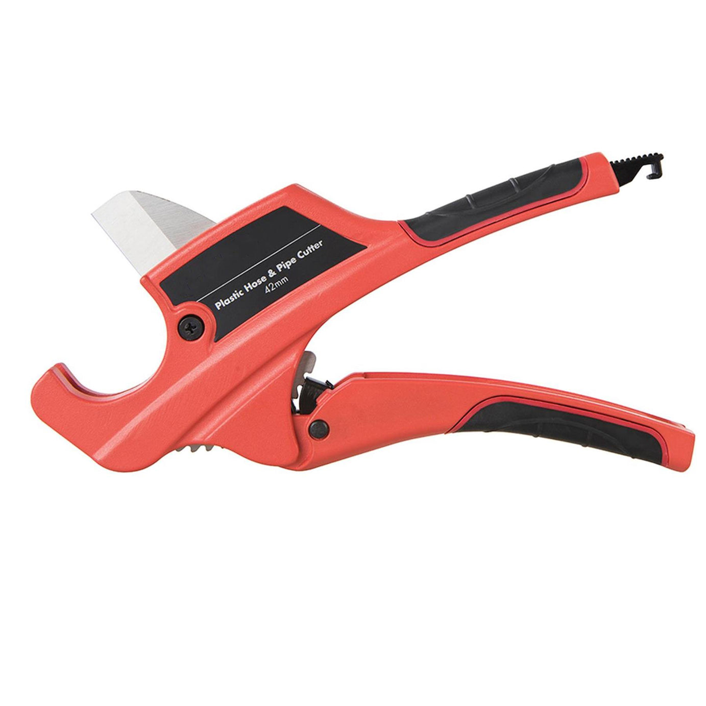 Ratchet Action 42mm Plastic Pipe Cutter Plumbing Tool PVC Water Tube Hose