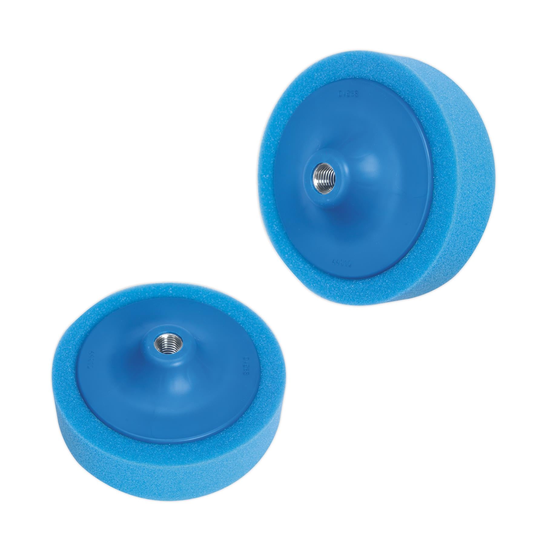 Sealey Buffing & Polishing Foam Head 150 x 50mm 5/8"UNC Blue/Medium