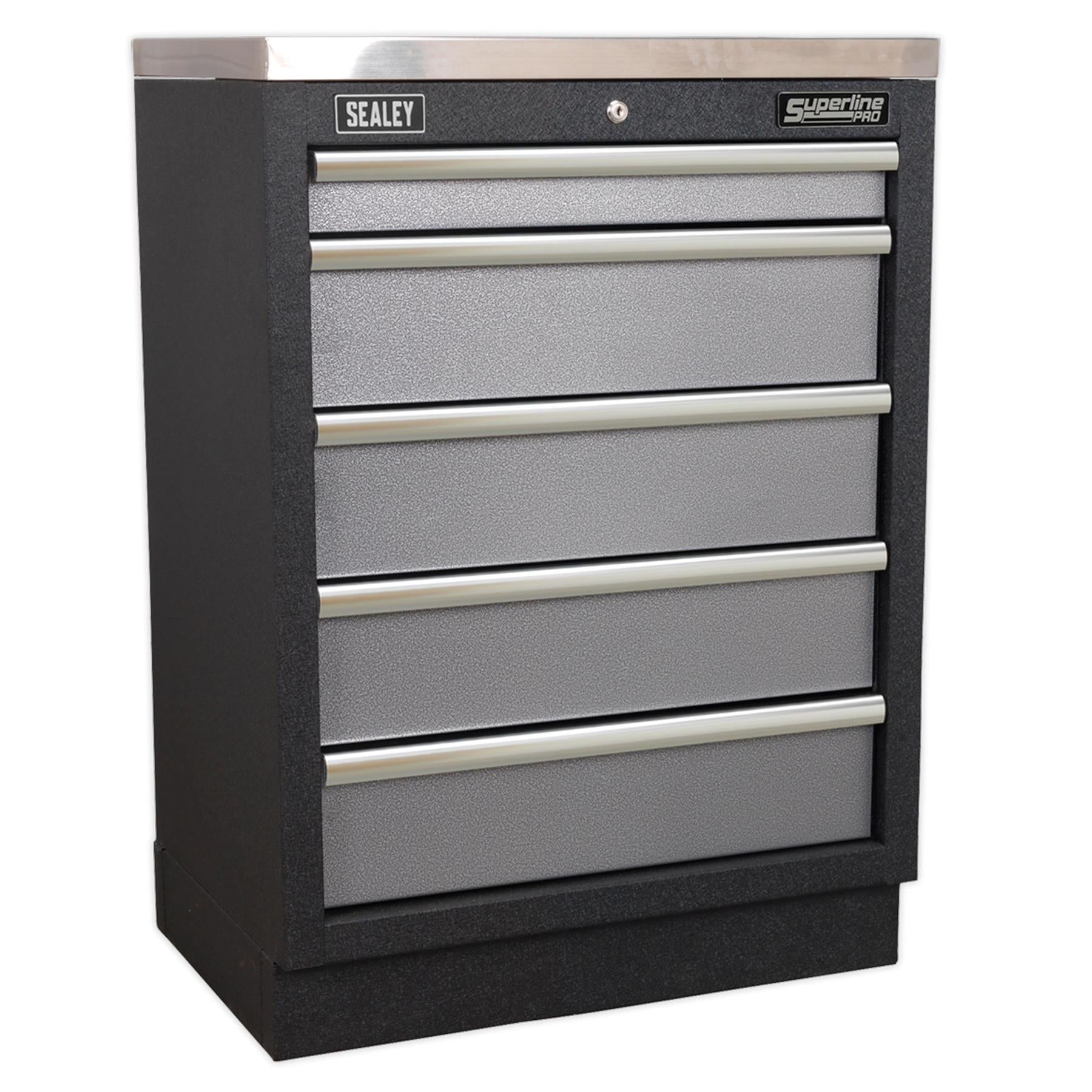 Sealey Superline Pro 4.9m Storage System - Wood Worktop