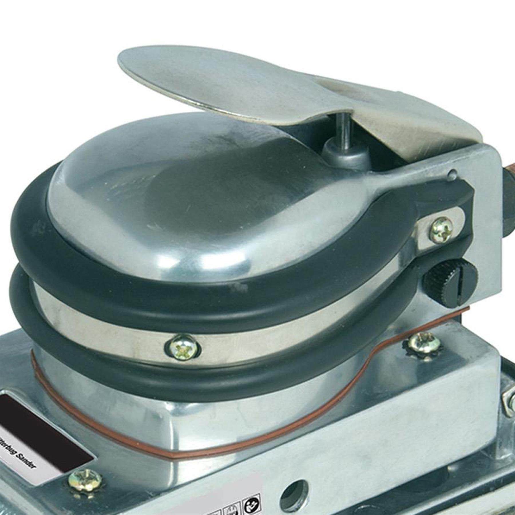 Air Orbital Jitterbug Sander Automatic Trigger-Release And Vibration Isolators