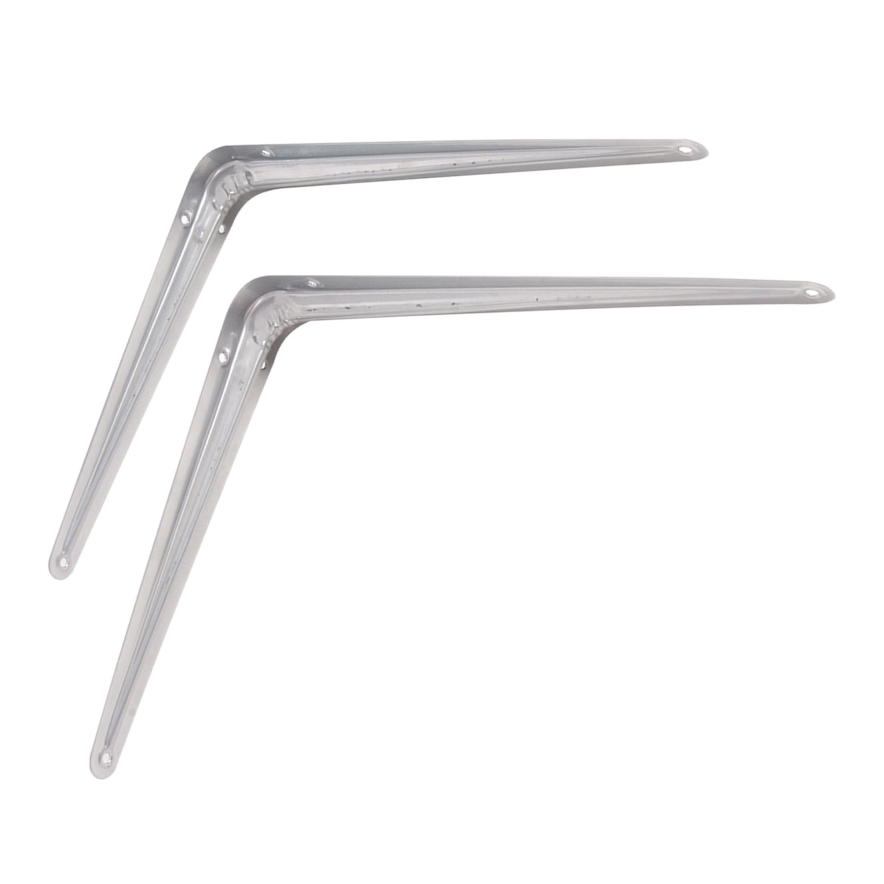 20Pce London Grey Shelf Bracket Display Box - 350 X 300mm Light To Medium Weight