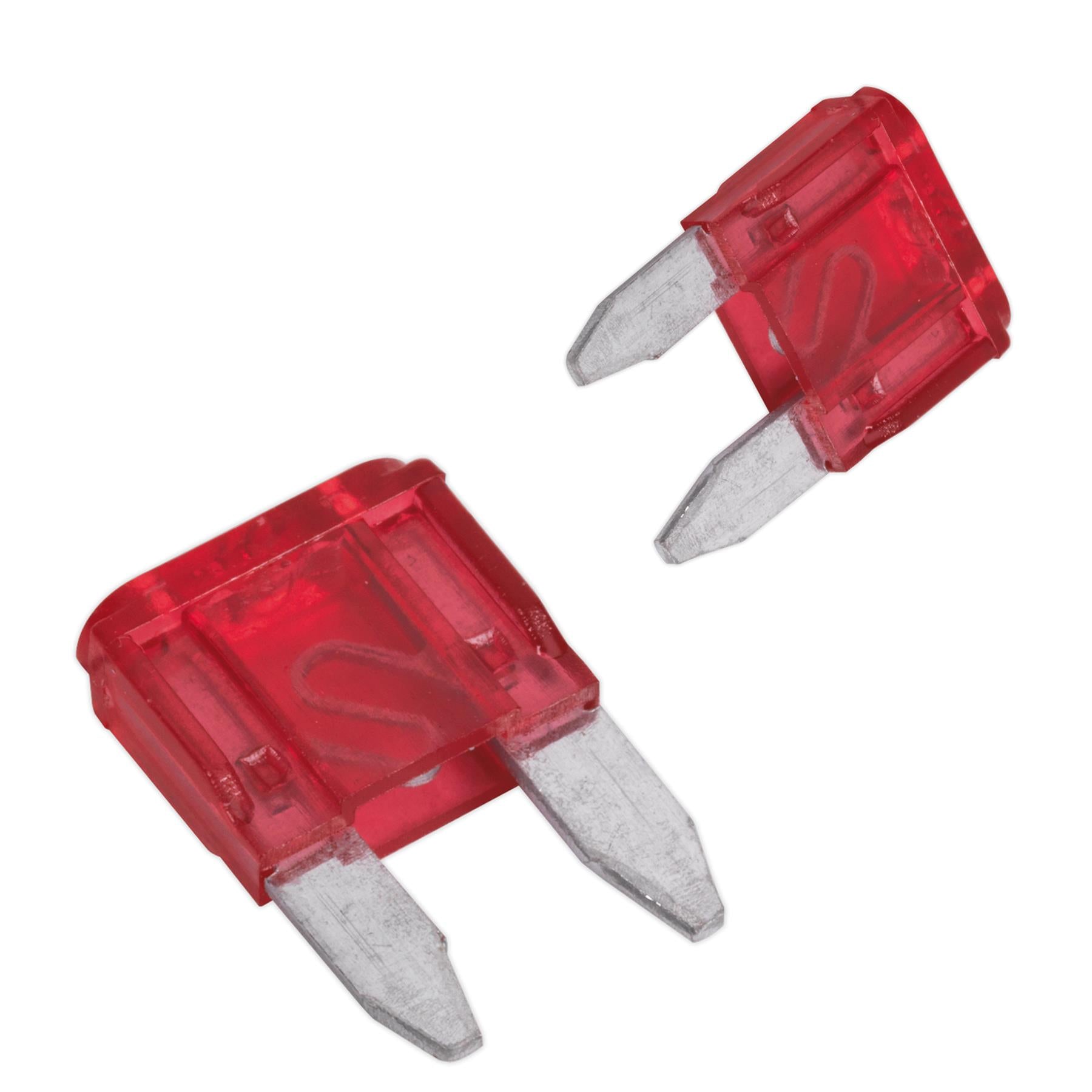 Sealey Automotive MINI Blade Fuse 10A Pack of 50