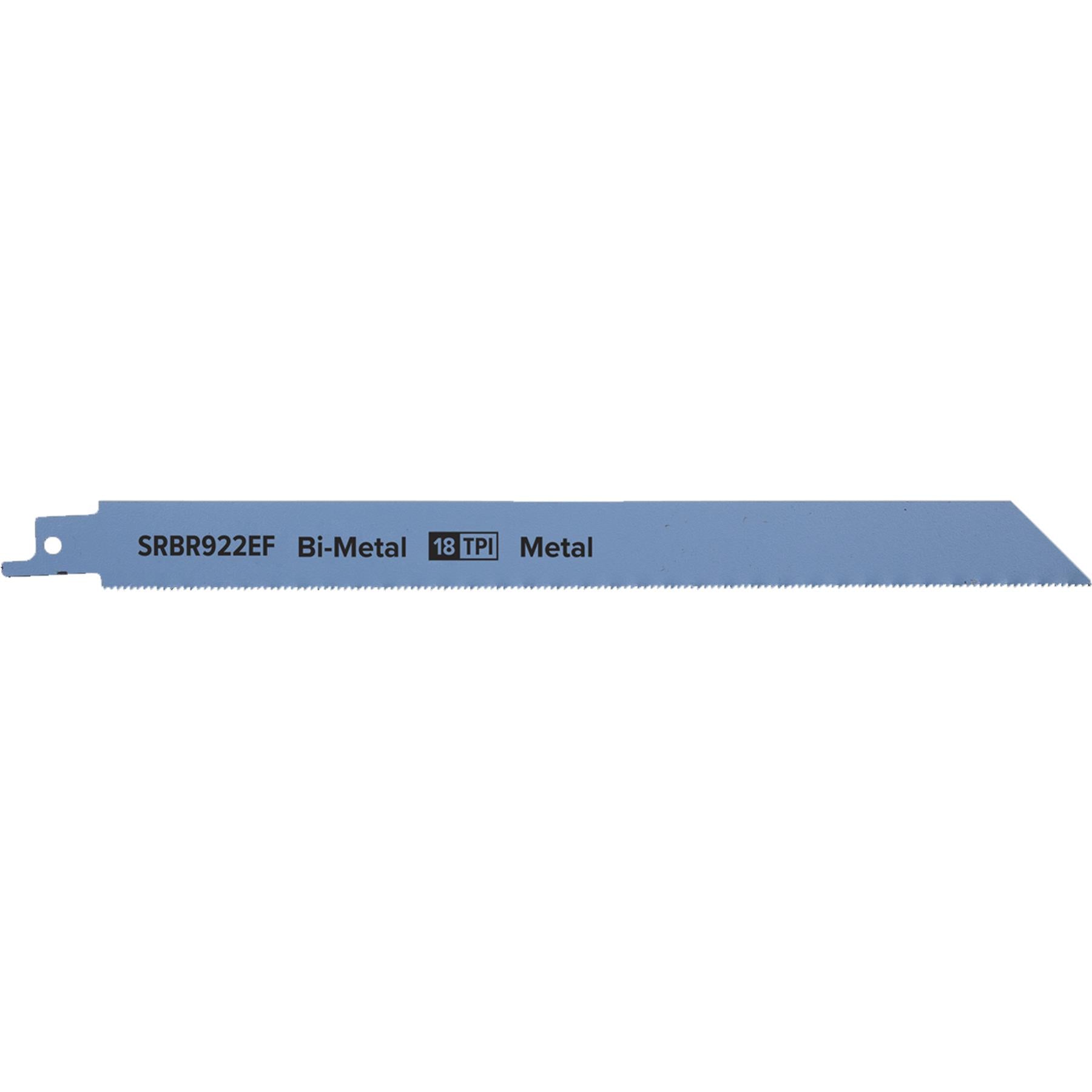Sealey Reciprocating Saw Blade Metal 230mm 18tpi - Pack of 5