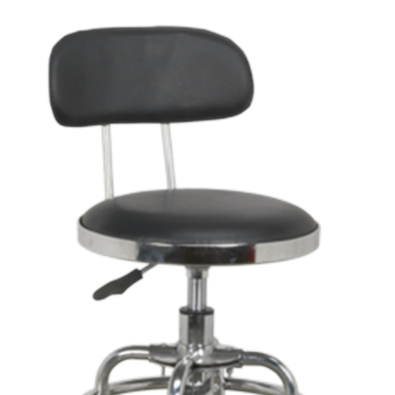 Sealey Workshop Stool Pneumatic Adj Height Swivel Seat & Back Rest