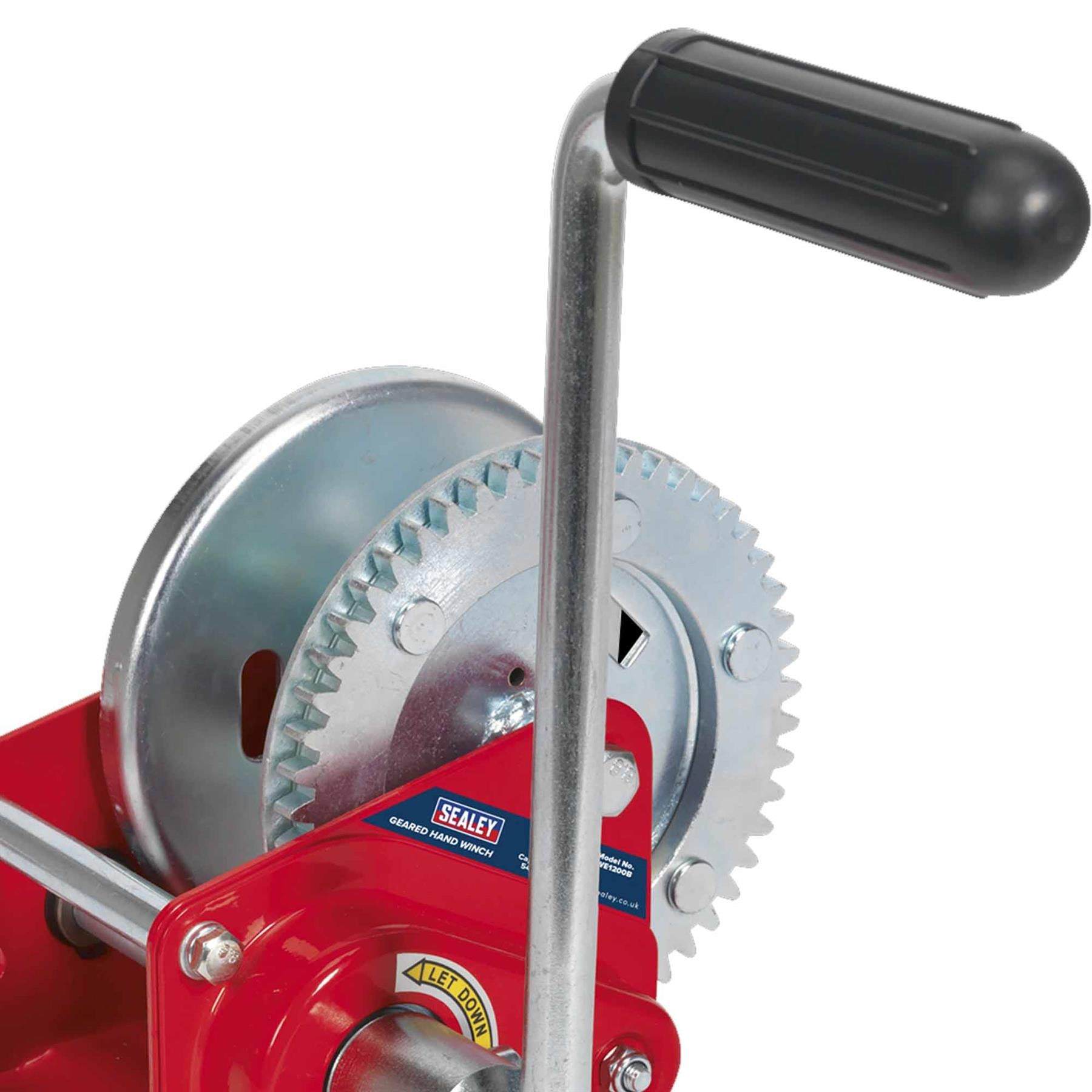 Sealey Geared Hand Winch with Brake 540kg Capacity