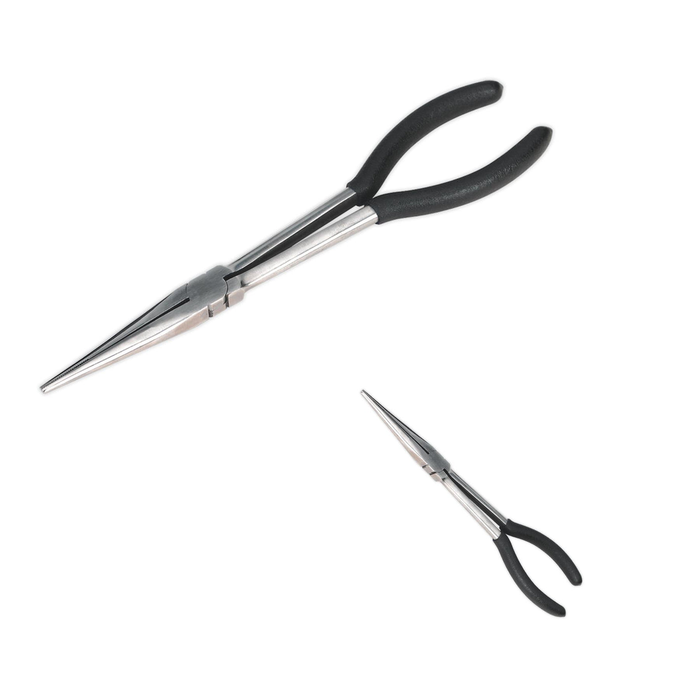 Sealey Needle Nose Pliers 275mm Straight Fully Polished Finish