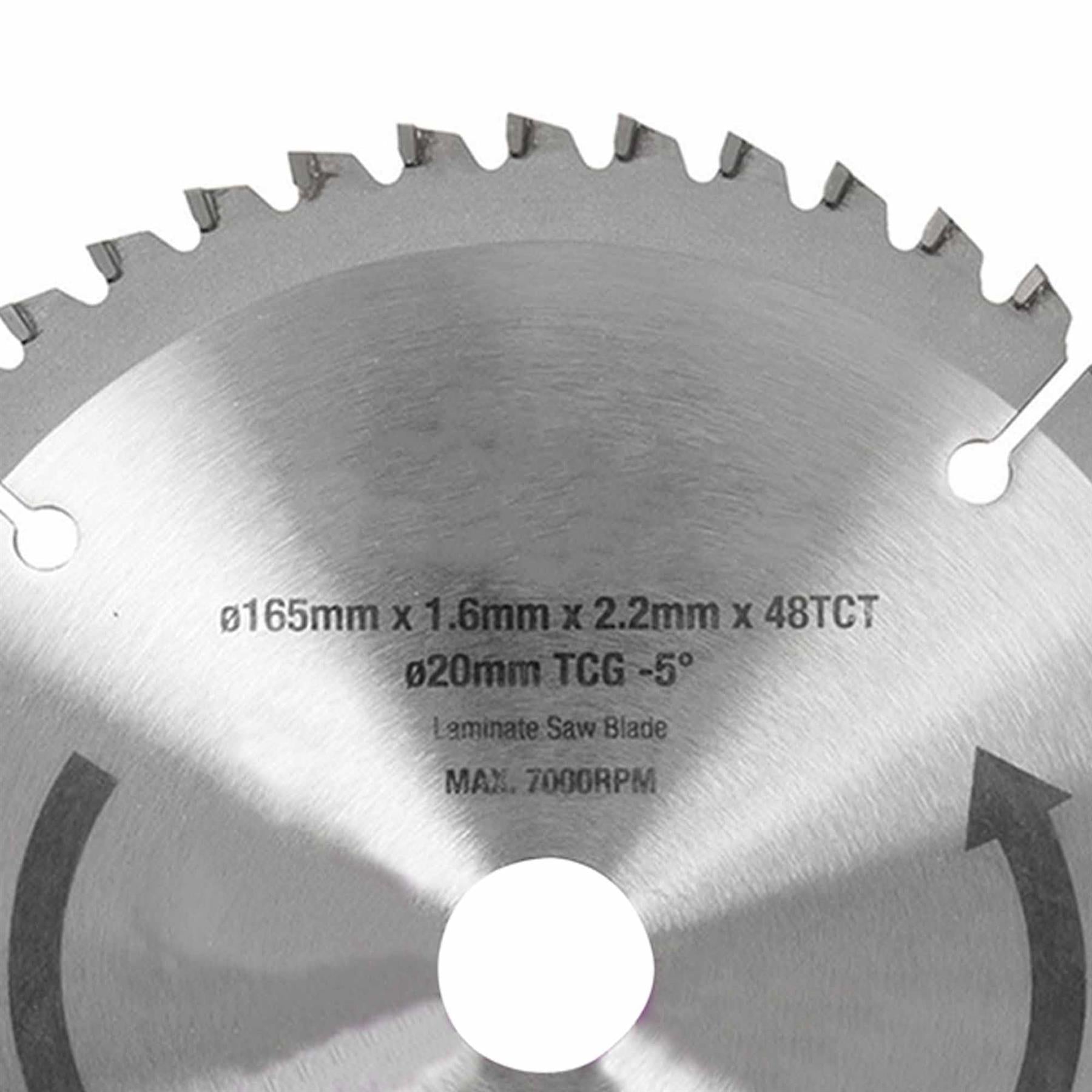 Plunge Track Saw Blade 48T Tts48Tcg Blade 48T Tungsten Carbide Blade New