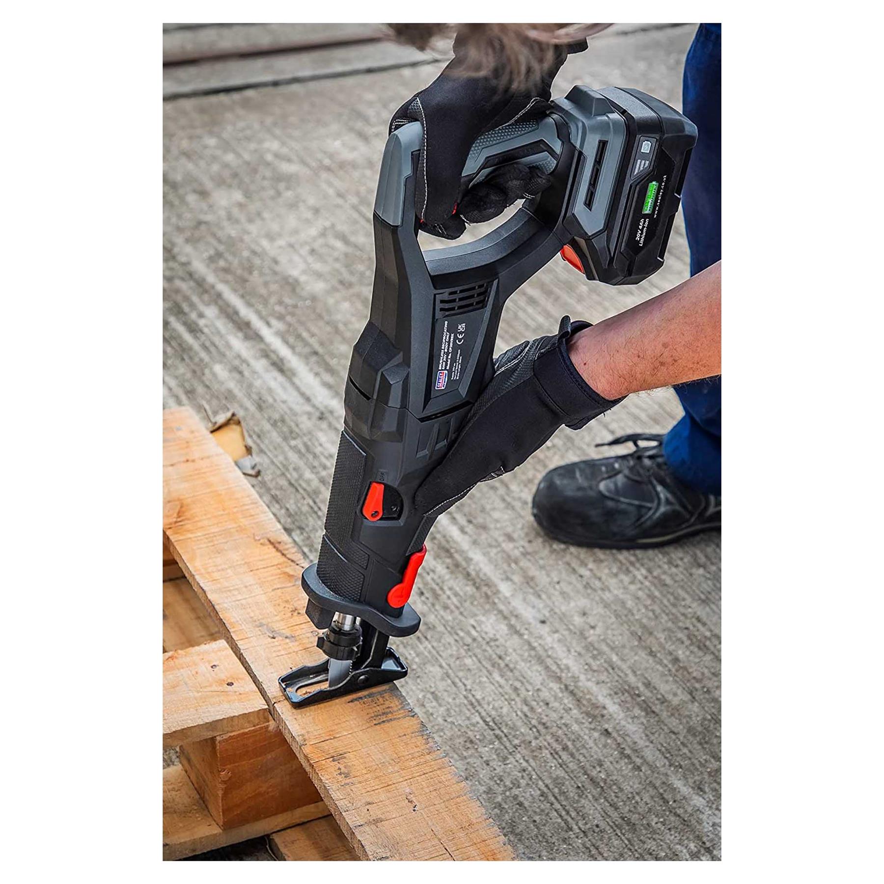 Sealey Brushless Reciprocating Saw 20V 4Ah SV20 Series Kit