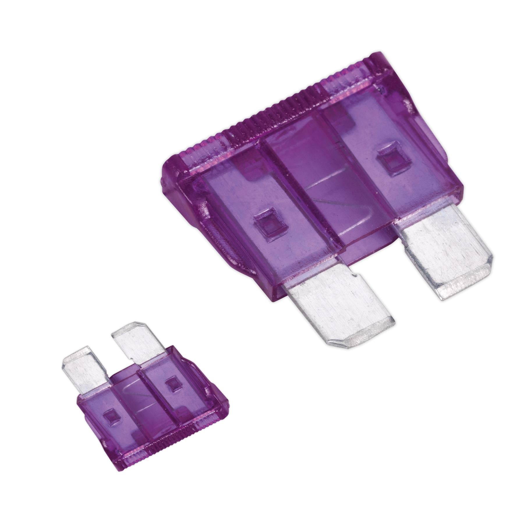Sealey Automotive Standard Blade Fuse 3A Pack of 50