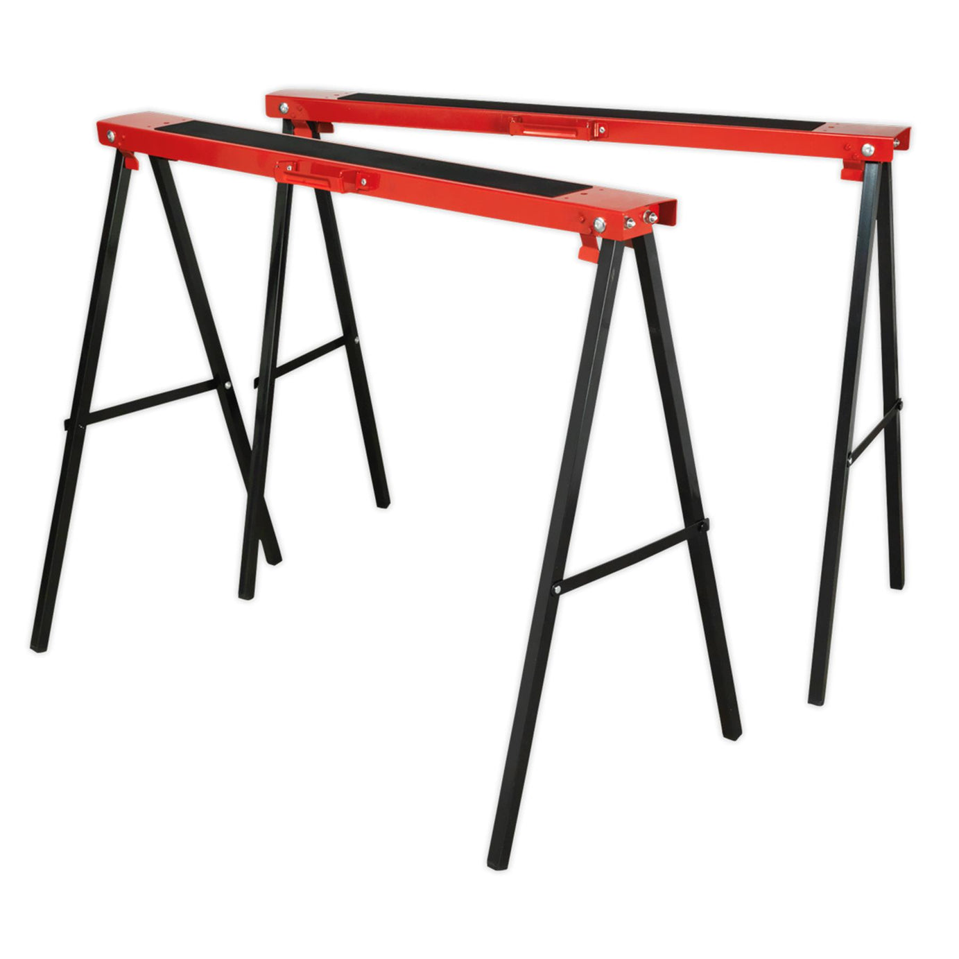 Sealey Fold Down Trestles Pair 100kg Capacity per Trestle