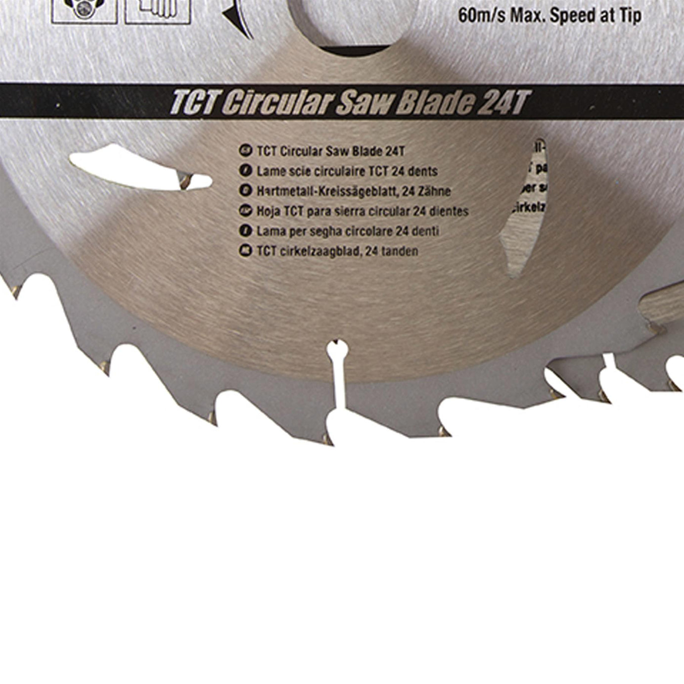 3 Piece TCT Circular Saw Blade Set 210 x 30 - 25, 16mm Rings