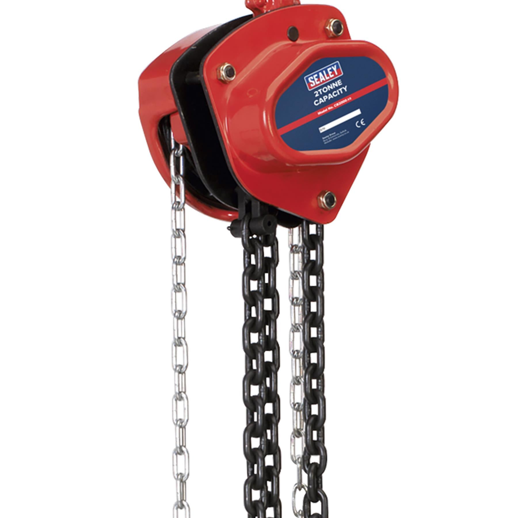 Sealey Chain Block 2 Tonne 3m