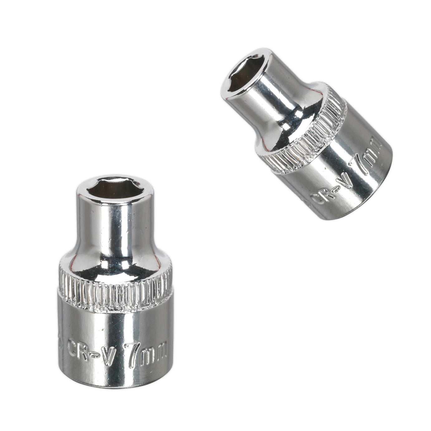 Sealey WallDrive Socket 7mm 3/8"Sq Drive Fully Polished
