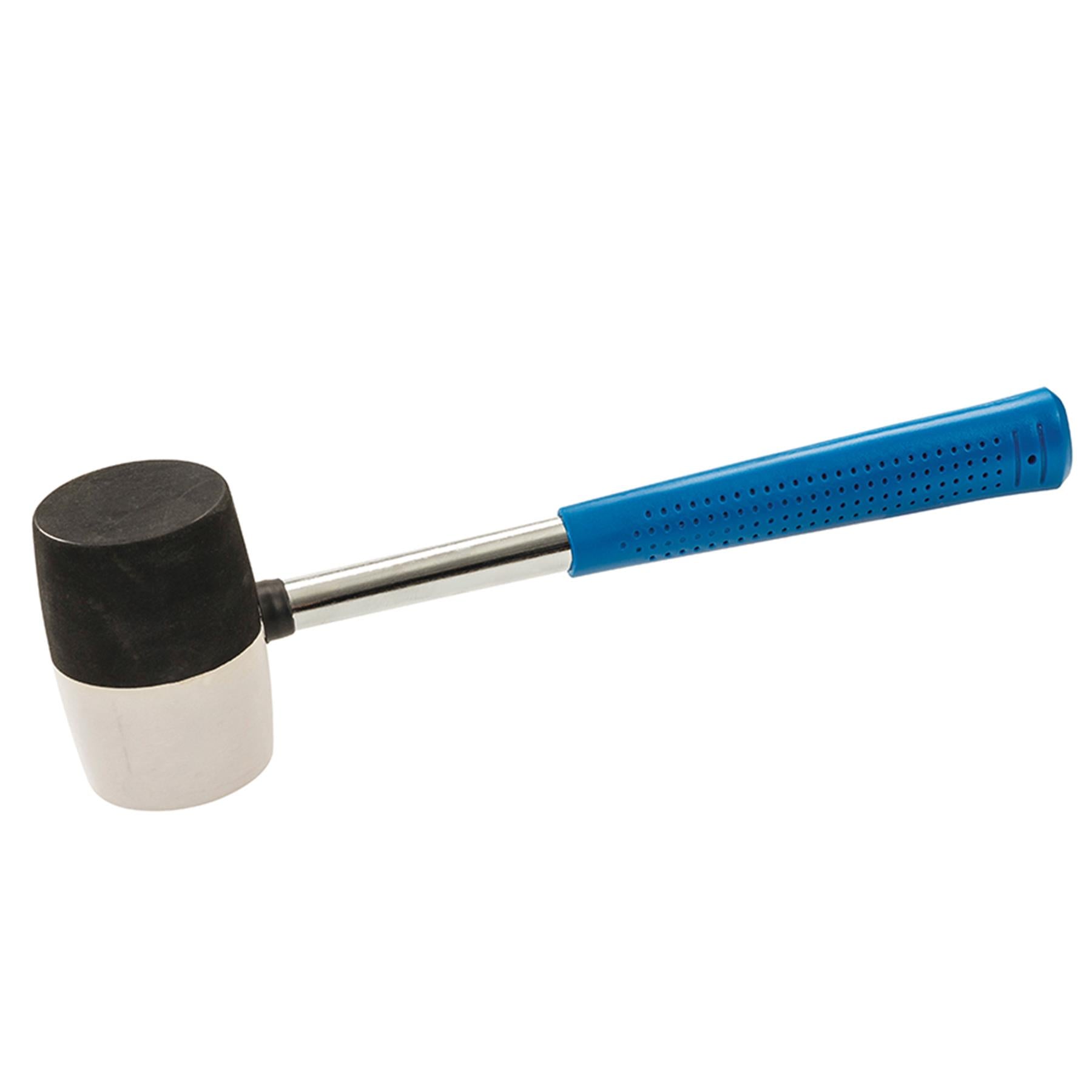 Combination Rubber Mallet - 32Oz (907G) Twin Rubber Head Tubular Steel Shaft