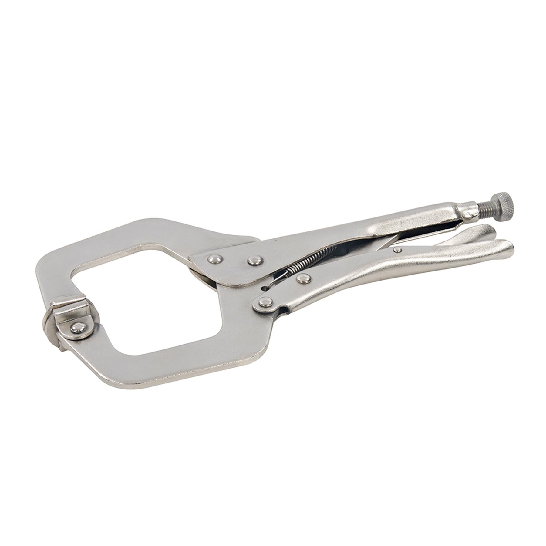 C-Type Welding Clamps 150mm Nickel-Plated Steel For Corrosion Resistance