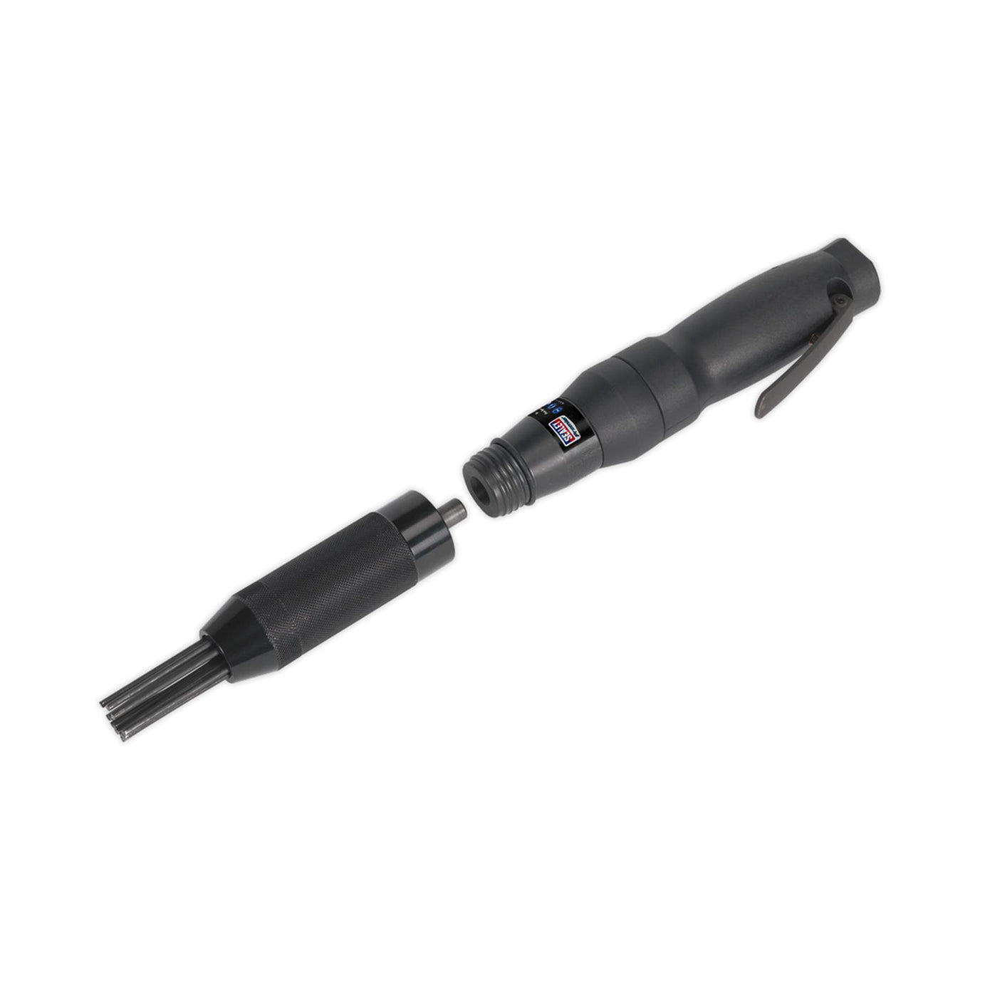 Sealey Air Needle Scaler Composite Directional Low Noise Air Exhaust