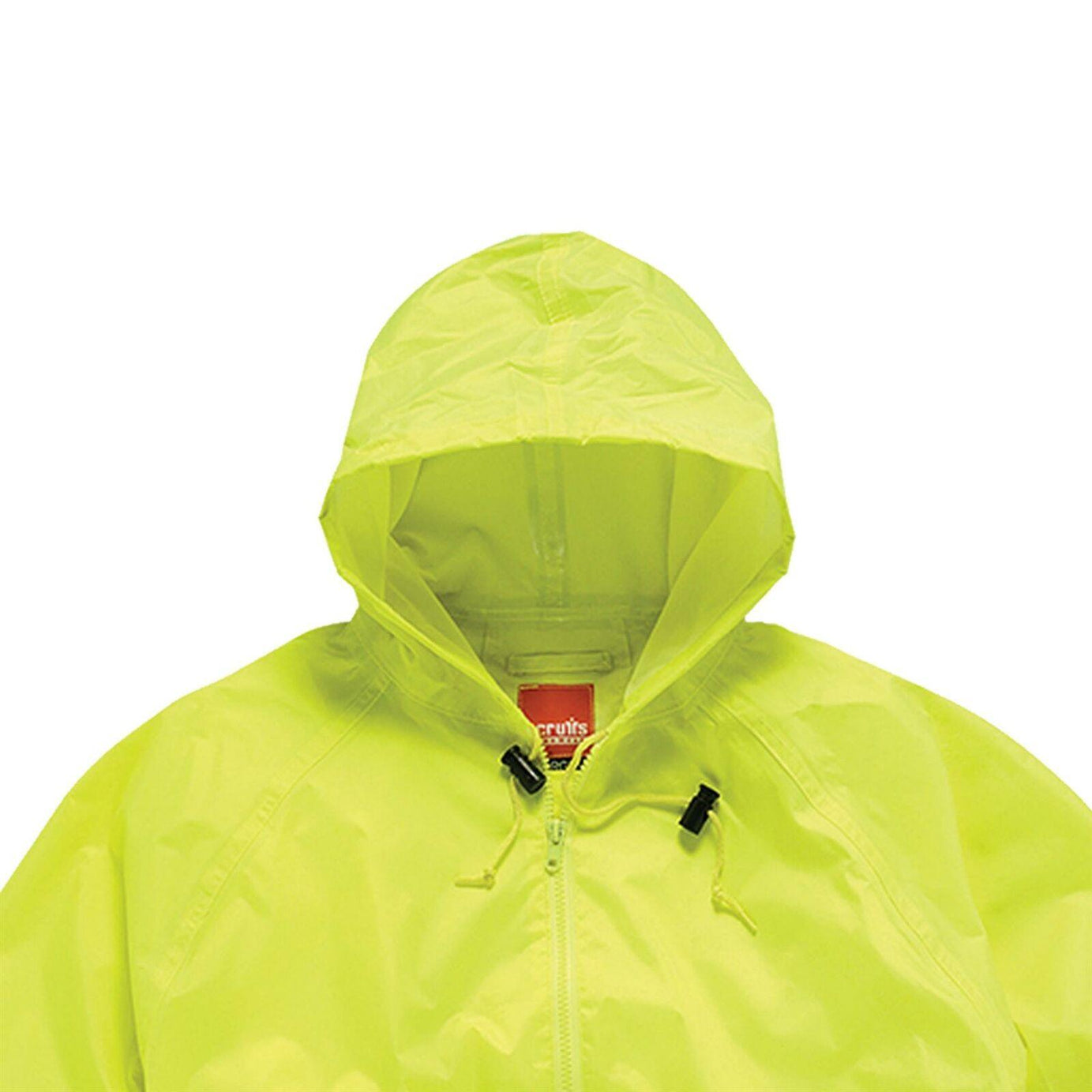 Scruffs Hi Viz High Visibility Waterproof Work Jacket Rain Coat Suit Trouser L