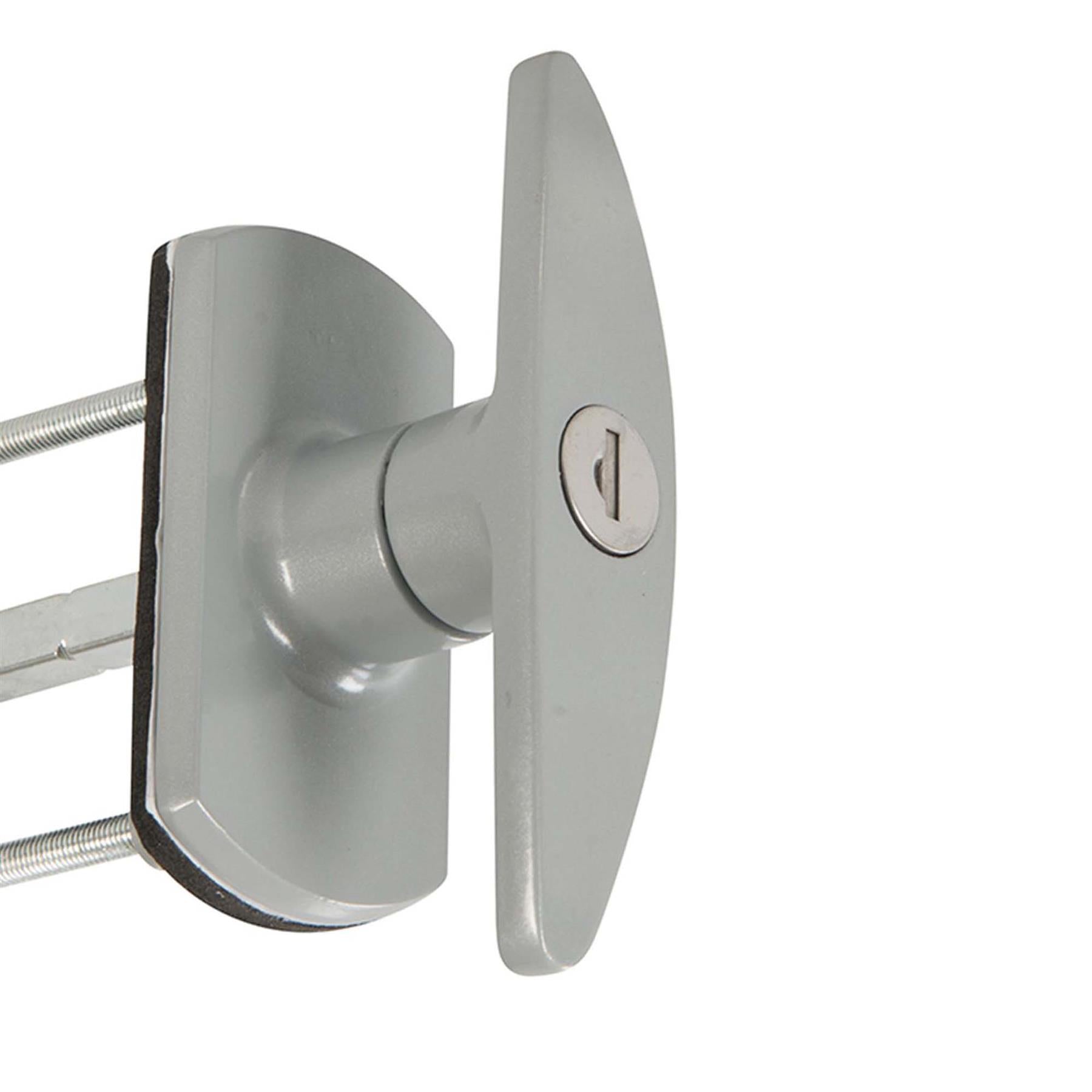 Replacement Garage Door Lock Handle 75mm Square T-handle Arrangement