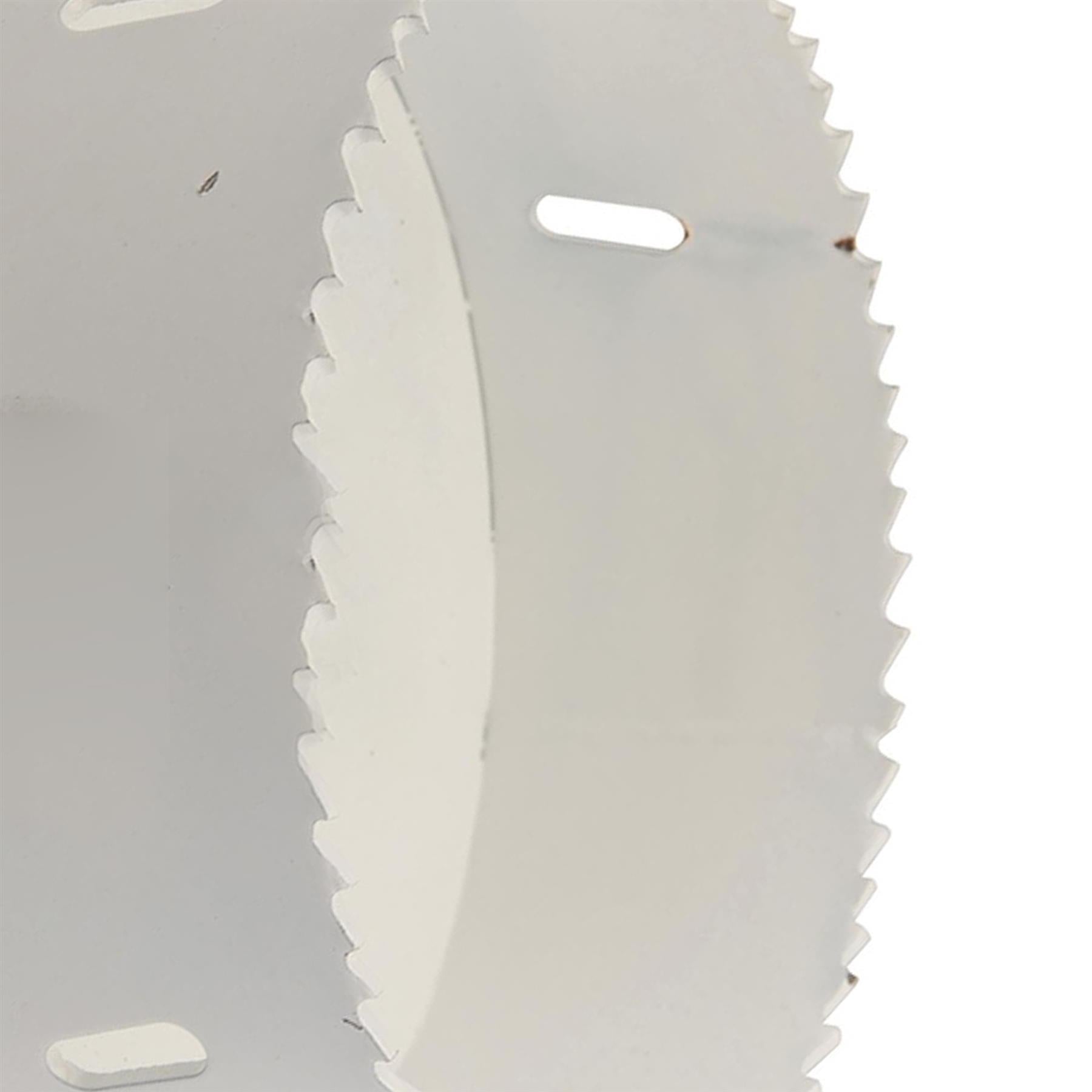 Heavy Duty Bi-Metal Holesaw 114mm Variable Pitch Steel Wood Metal Pvc Fast Clean