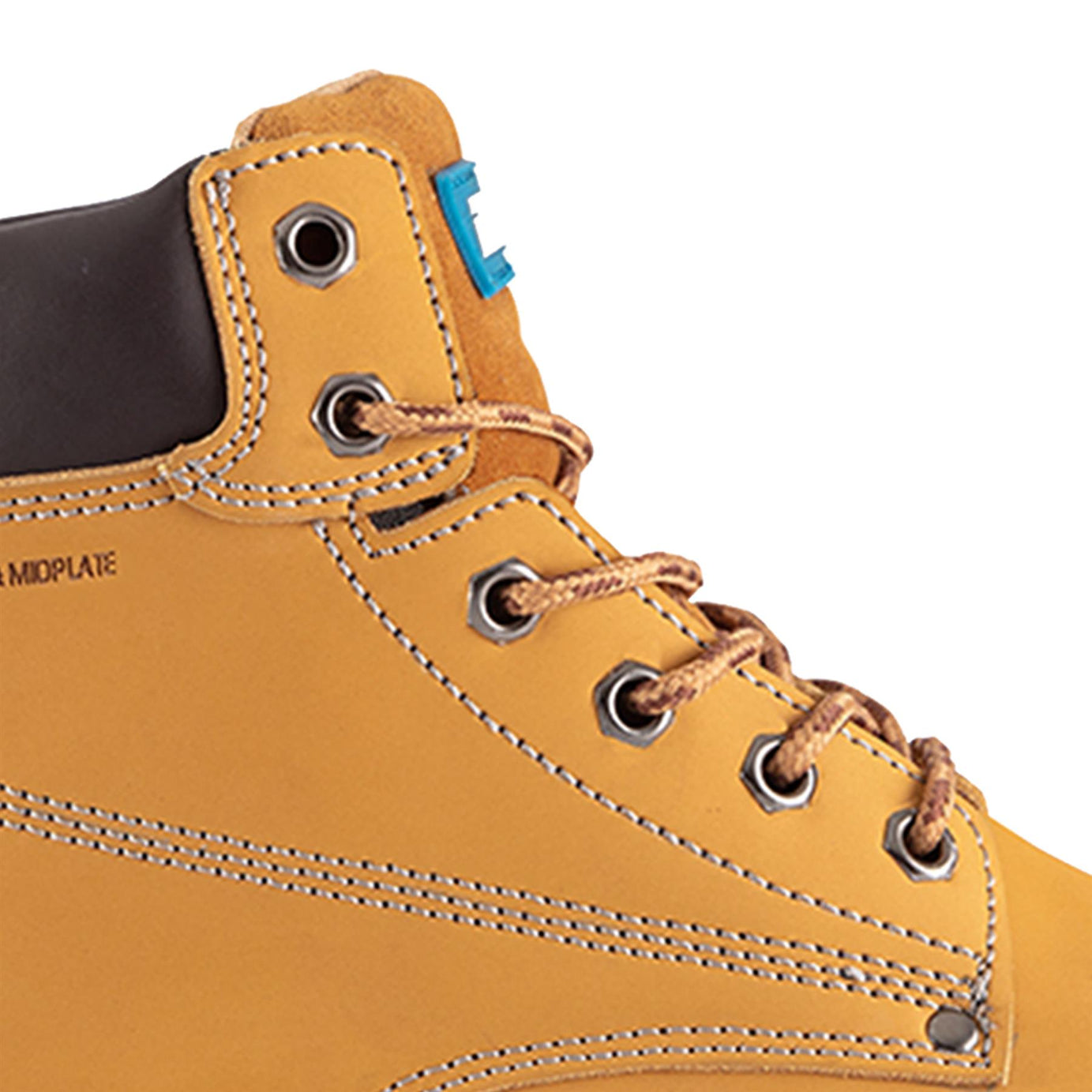 Tough Grit Oak Safety Boot Tan Size 8 / 42 Steel Toe Cap