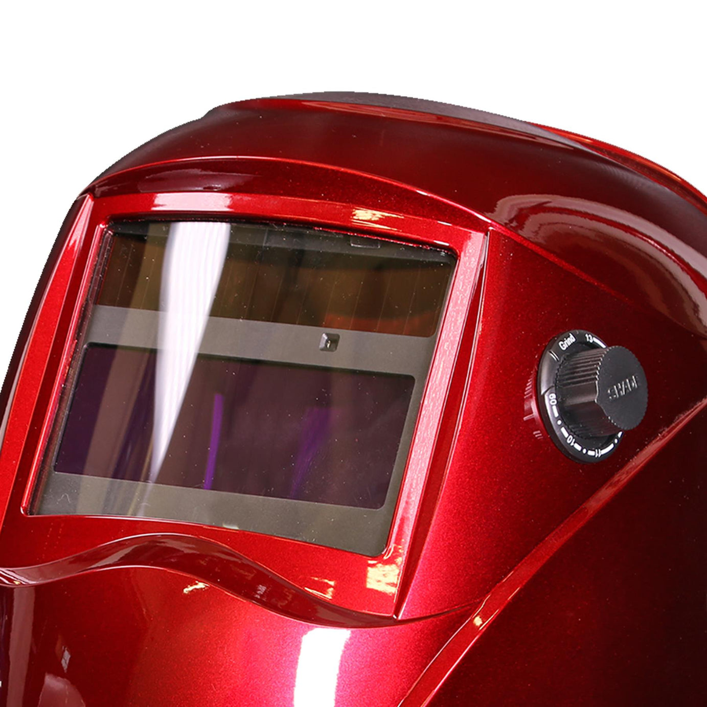 Sealey Welding Helmet Auto Darkening - Shade 9-13 - Red