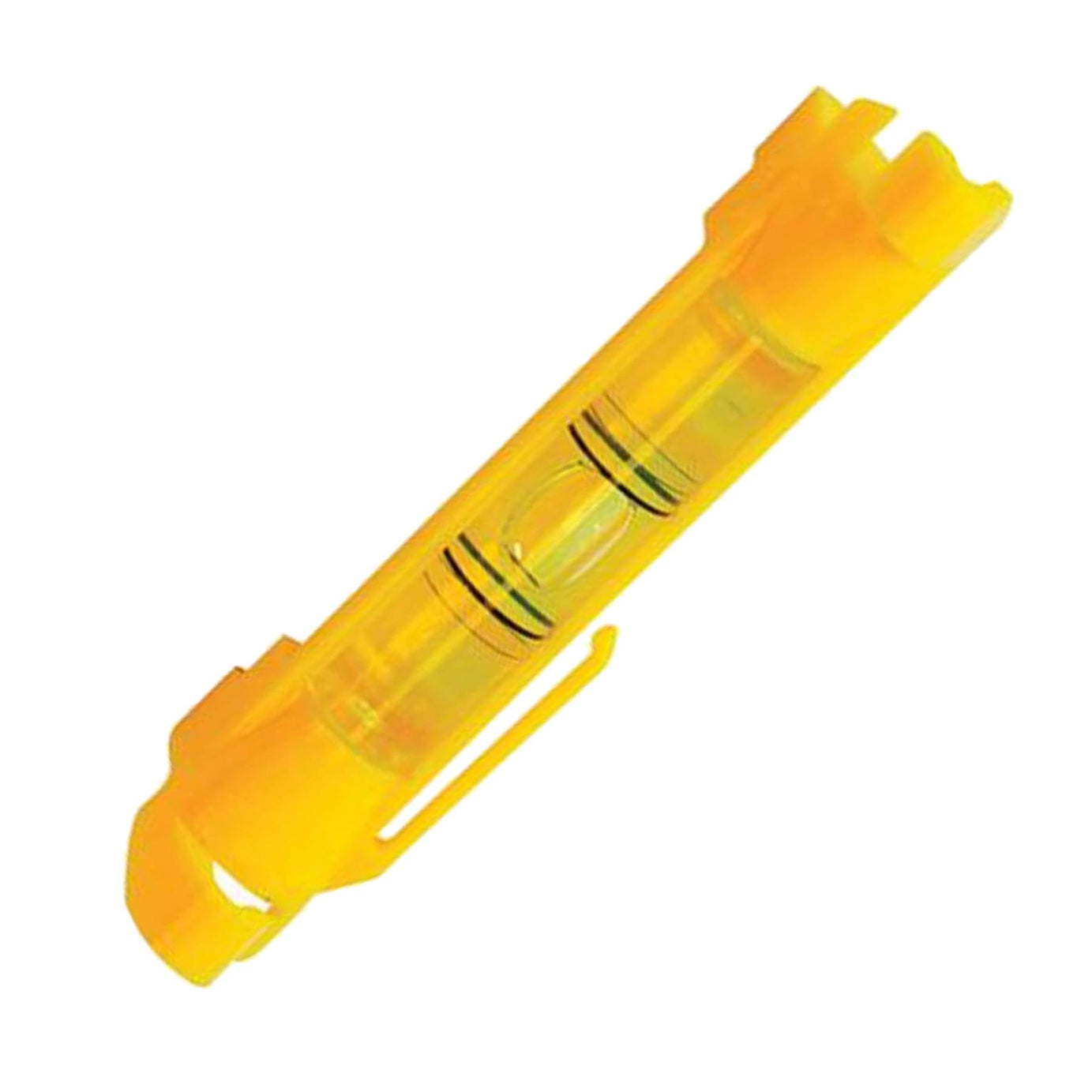 2Pk Line Spirit Level Pocket Size plastic line level moulded line hooks no line sag