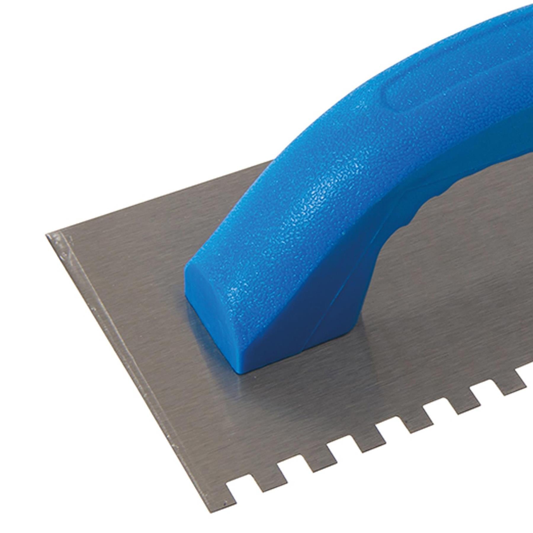 D-Handle Tool Tile Square Notch Notched Adhesive Trowel 280mm 6mm-Teeth