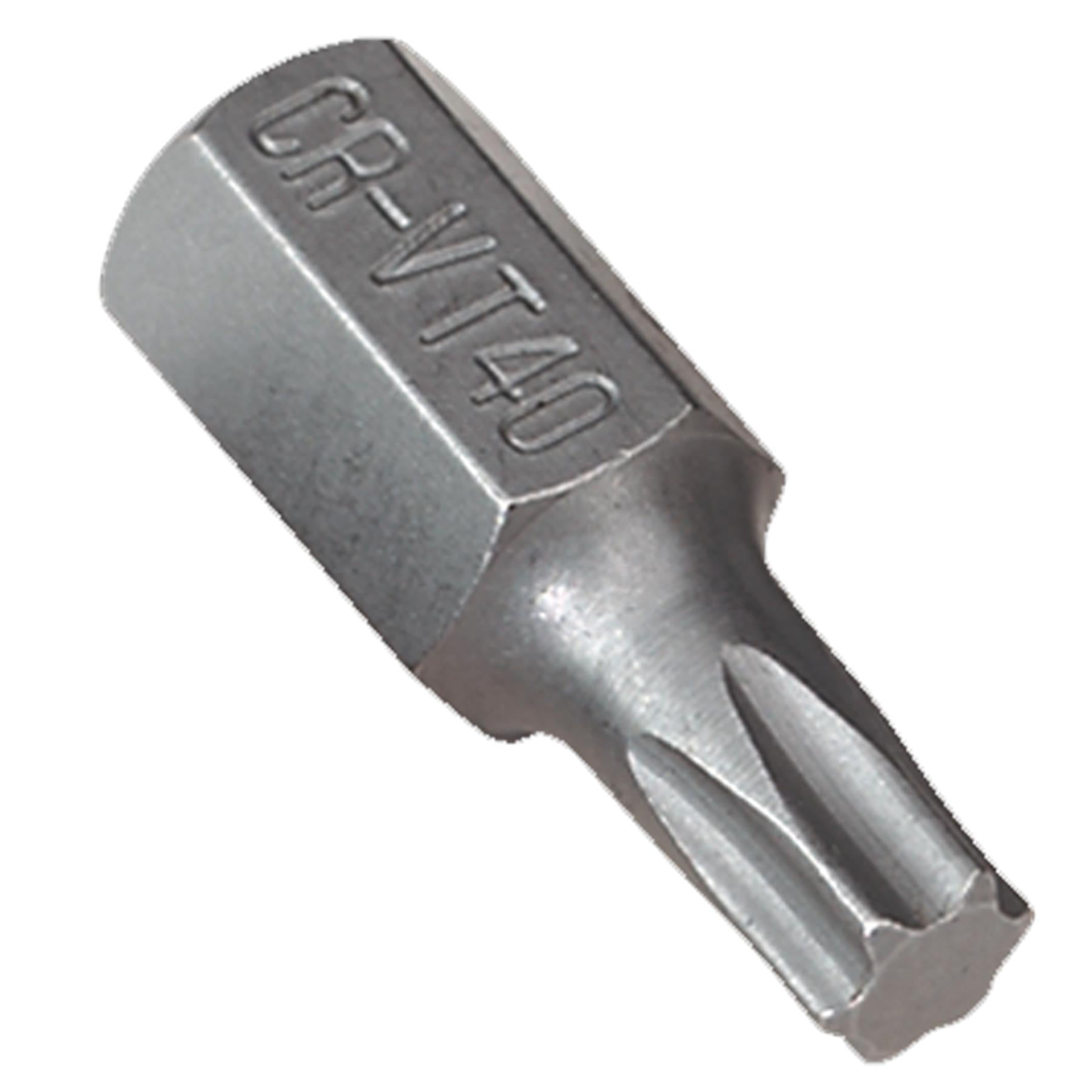 Sealey TRX-Star* T40 Bit Short Pack of 5 Chrome Vanadium