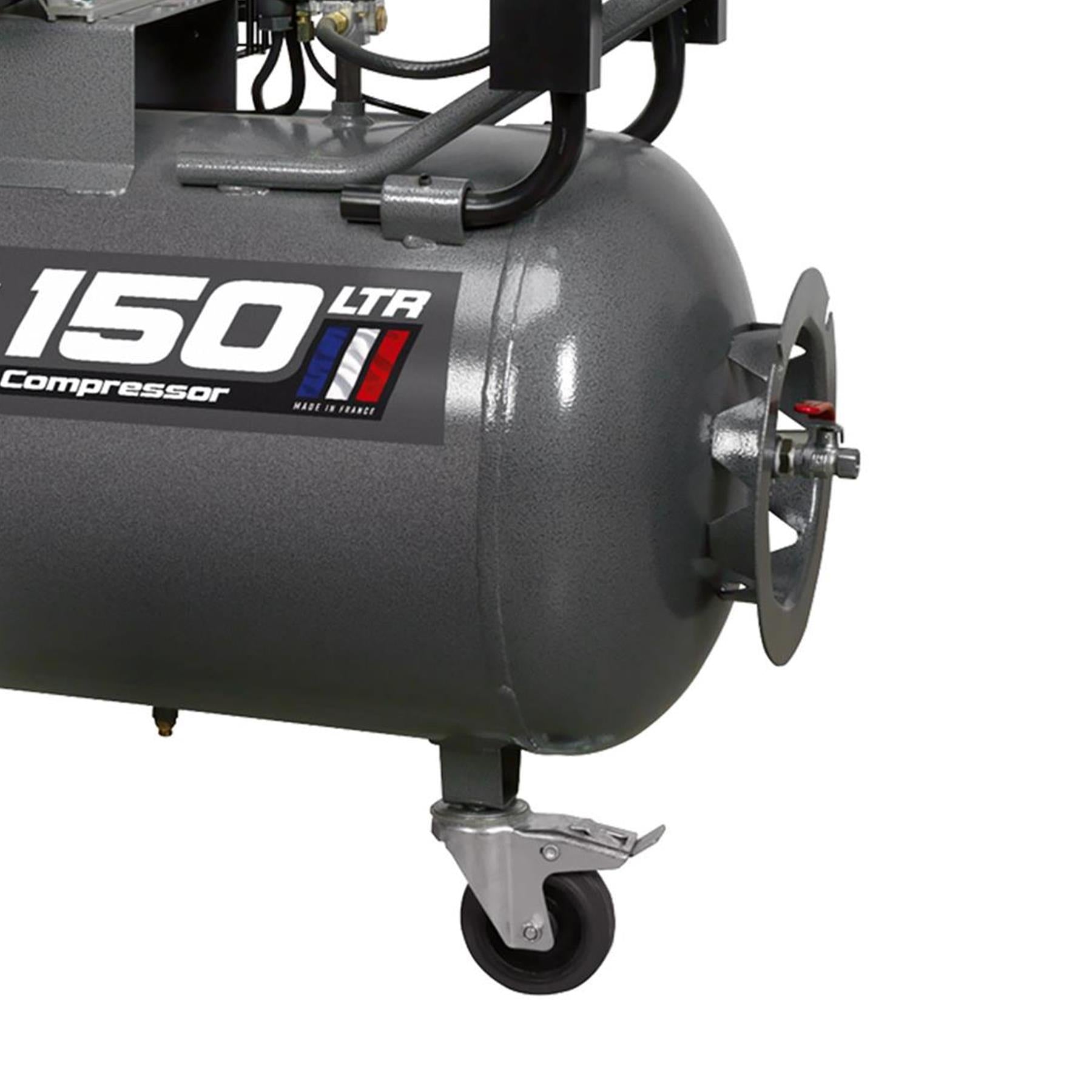 Sealey Compressor 150L Belt Drive 3hp with Front Control Panel