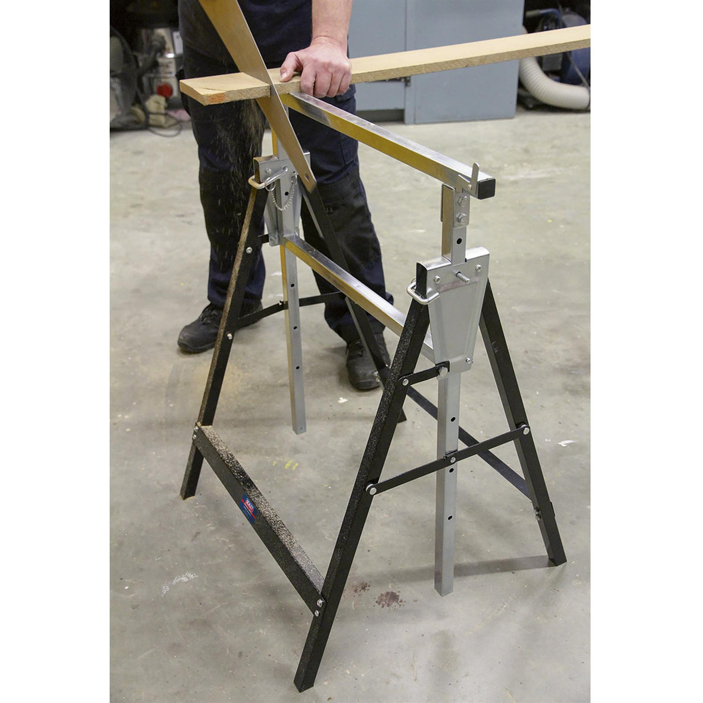 Sealey Fold Down Telescopic Trestle 200kg Capacity