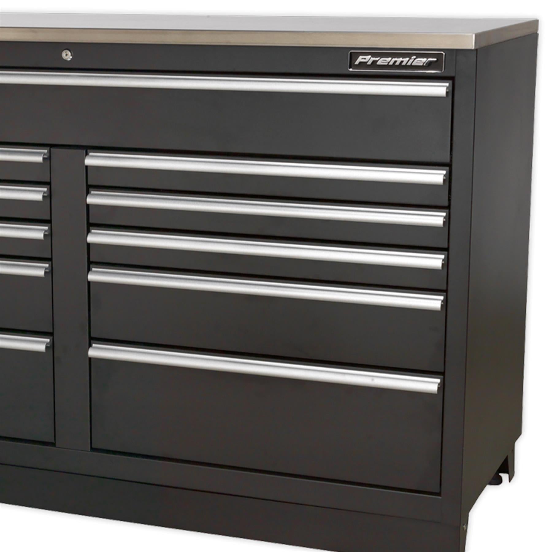 Sealey Modular Floor Cabinet 11 Drawer 1550mm Heavy-Duty