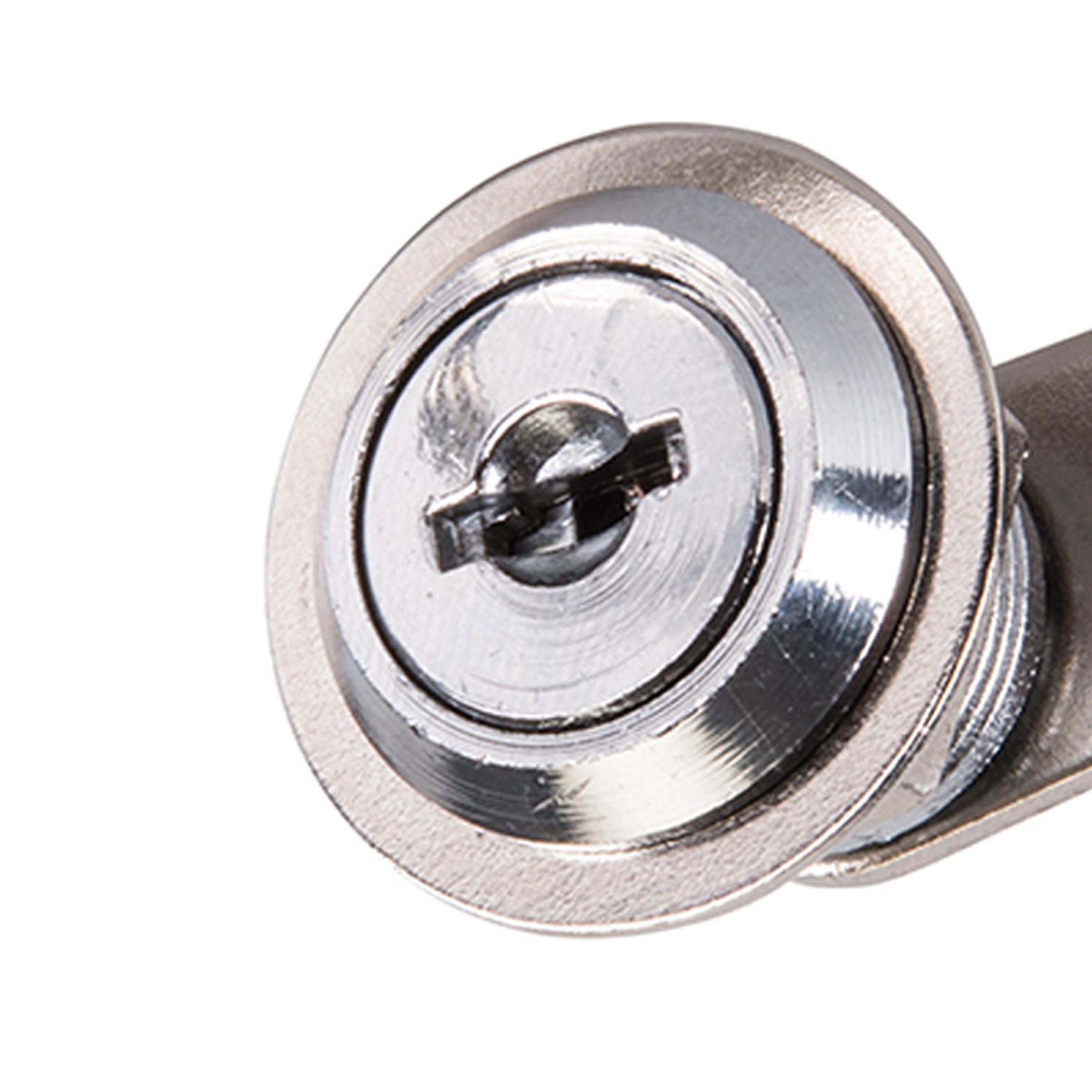 Cam Lock for Door Cabinet Mailbox Drawer Cupboard Locker 20mm + 2 Key