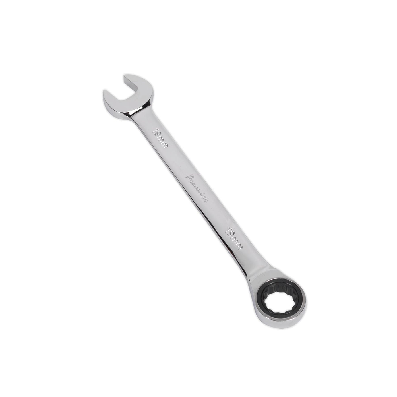 Sealey Ratchet Combination Spanner 19mm Chrome Vanadium Steel