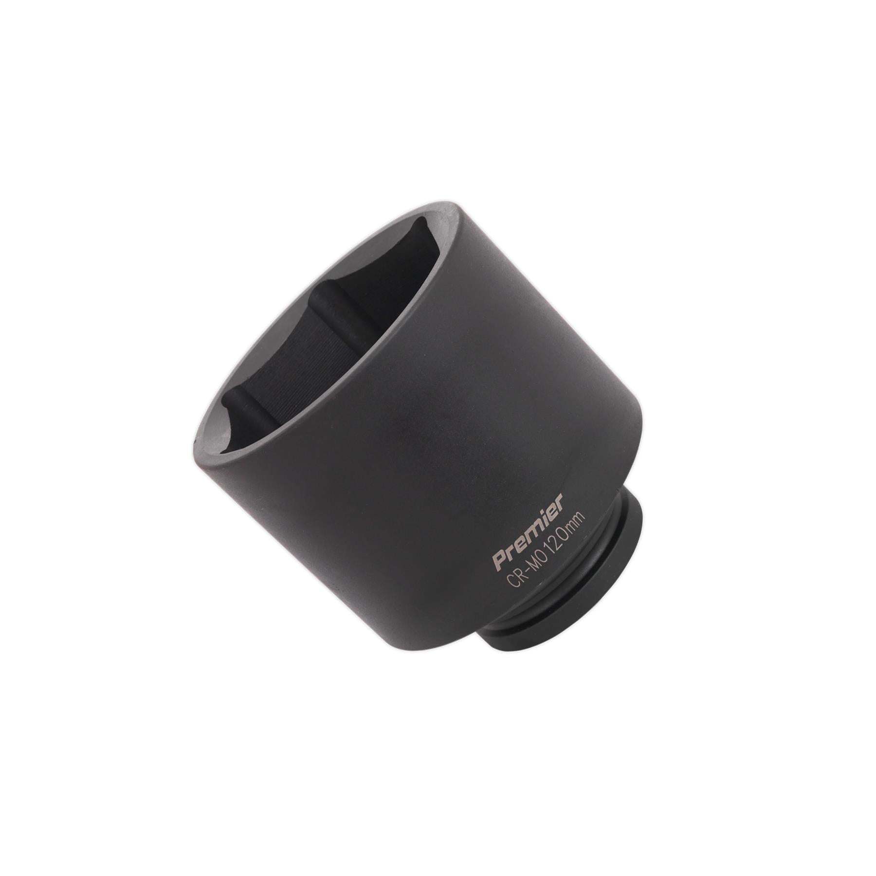 Sealey Impact Socket 120mm Deep 1"Sq Drive Chrome Molybdenum Lifetime Guarantee