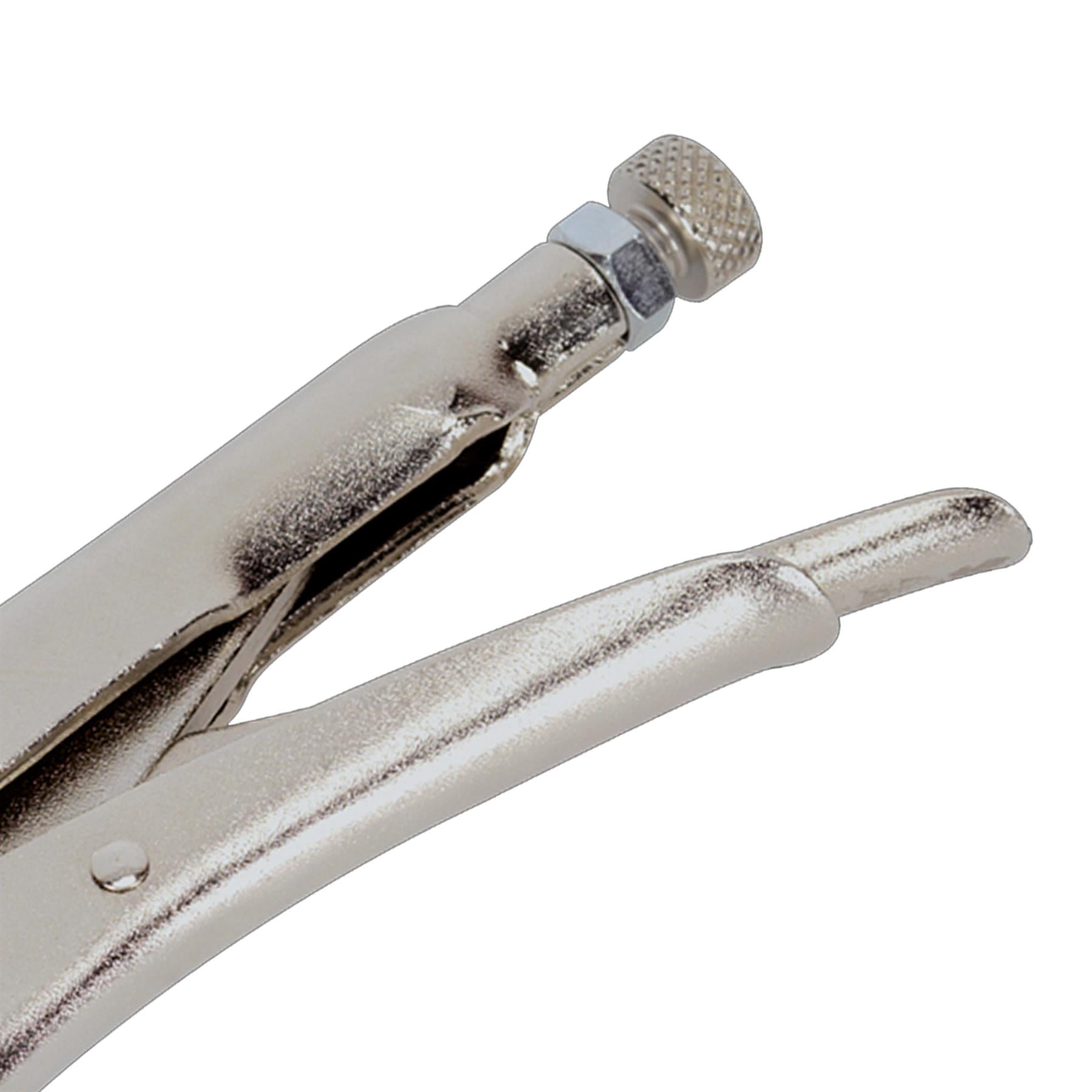 Sealey Locking Pliers Curved Jaws 180mm 0-35mm Capacity