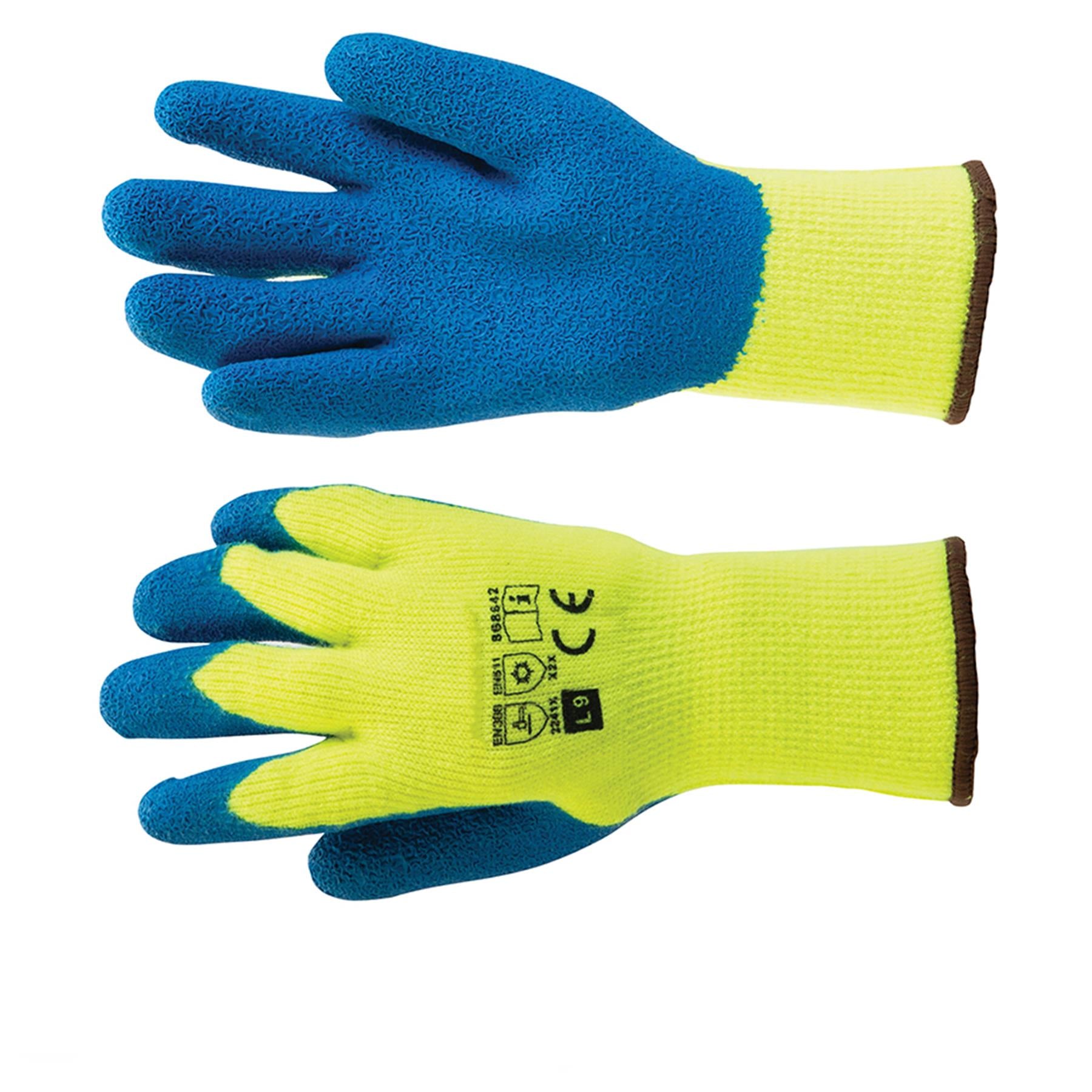 1 X Thermal Builders Gloves High Quality Puncture Resistant For General Use