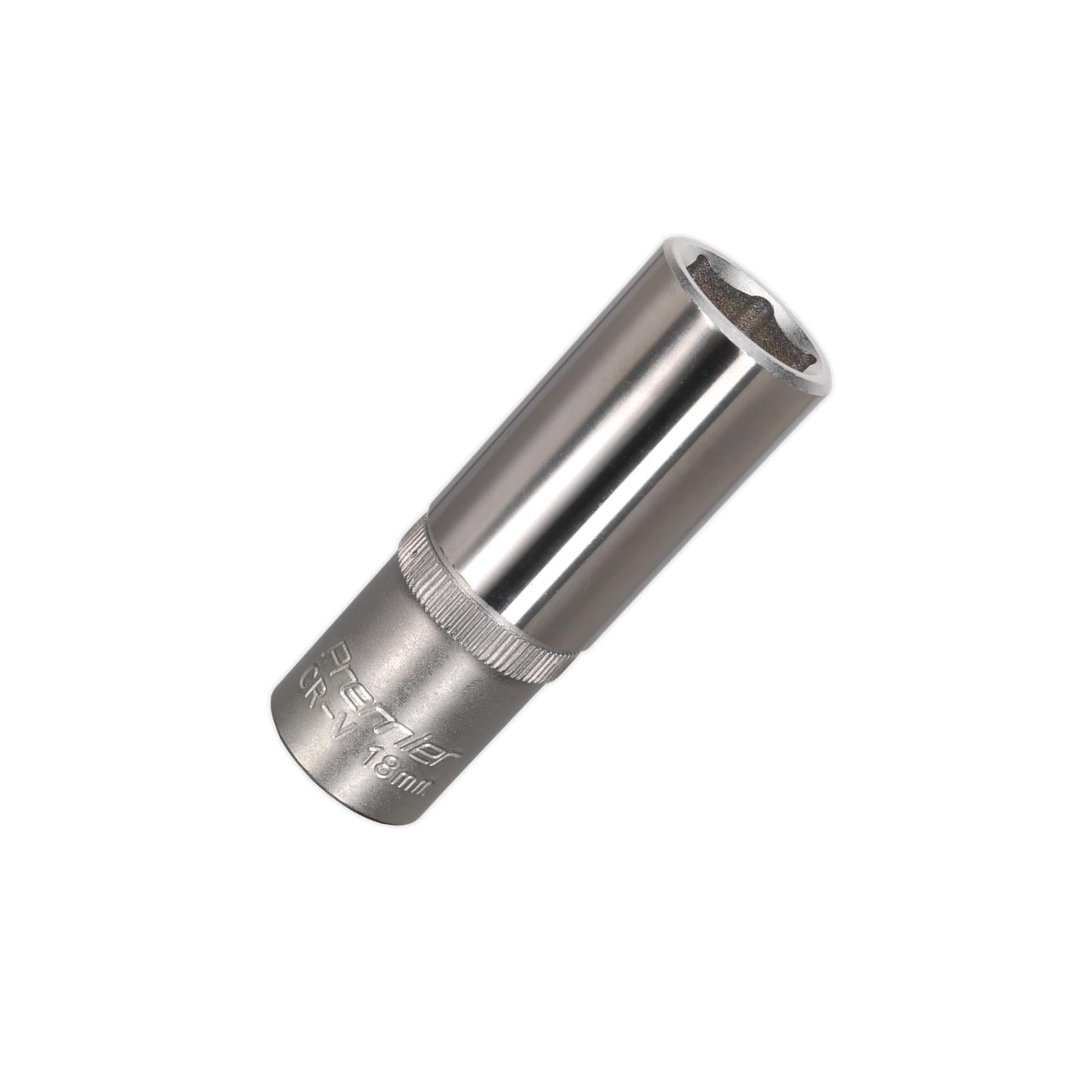 Sealey WallDrive Socket 18mm Deep 1/2"Sq Drive