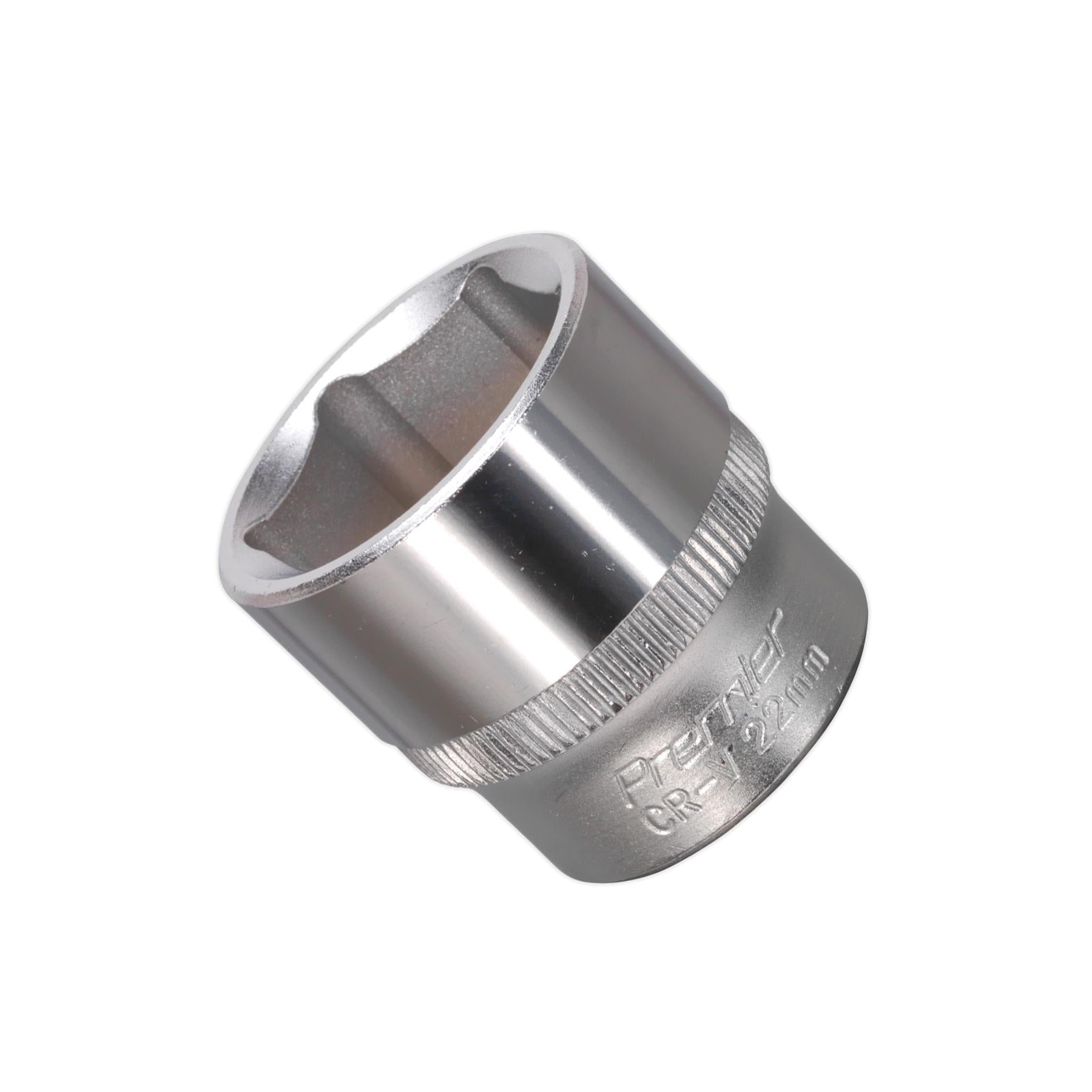 Sealey WallDrive Socket 22mm 3/8"Sq Drive