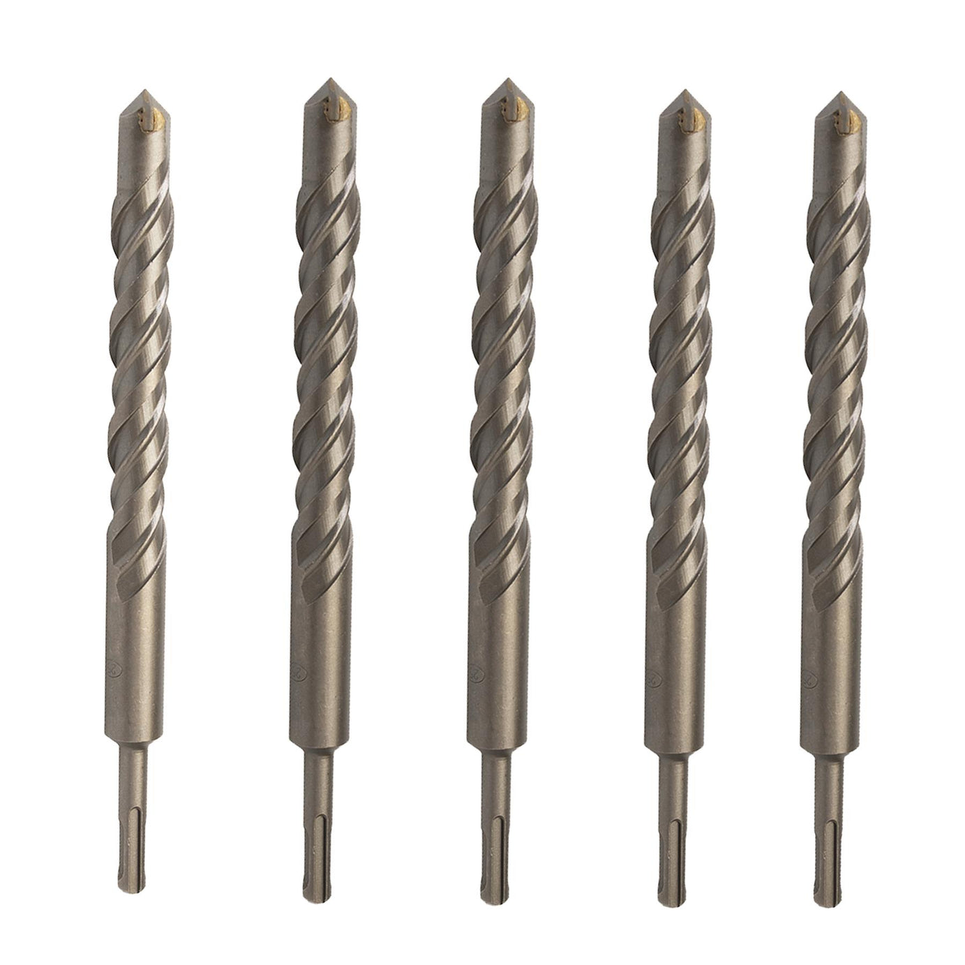 5 x SDS+ PLUS MASONRY DRILL BIT 25 x 260mm, TUNGSTEN CARBIDE TIP, FOR STONE CONCRETE BRICK