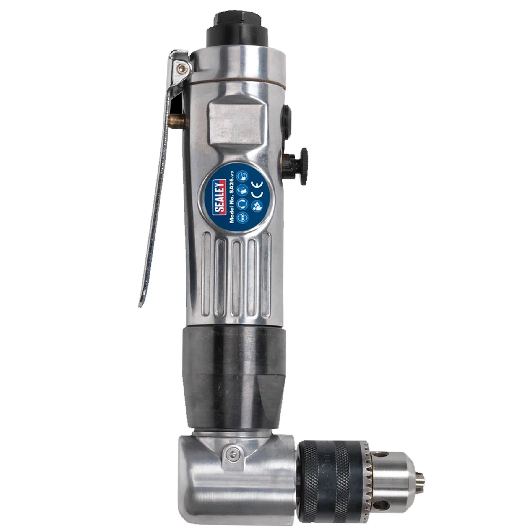 Sealey Air Angle Drill Ø10mm Reversible