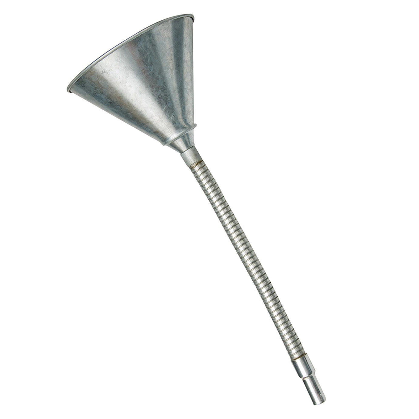 Flexible Steel Funnel - 150mm Dia. - Fitted With A Mesh Particle Filter