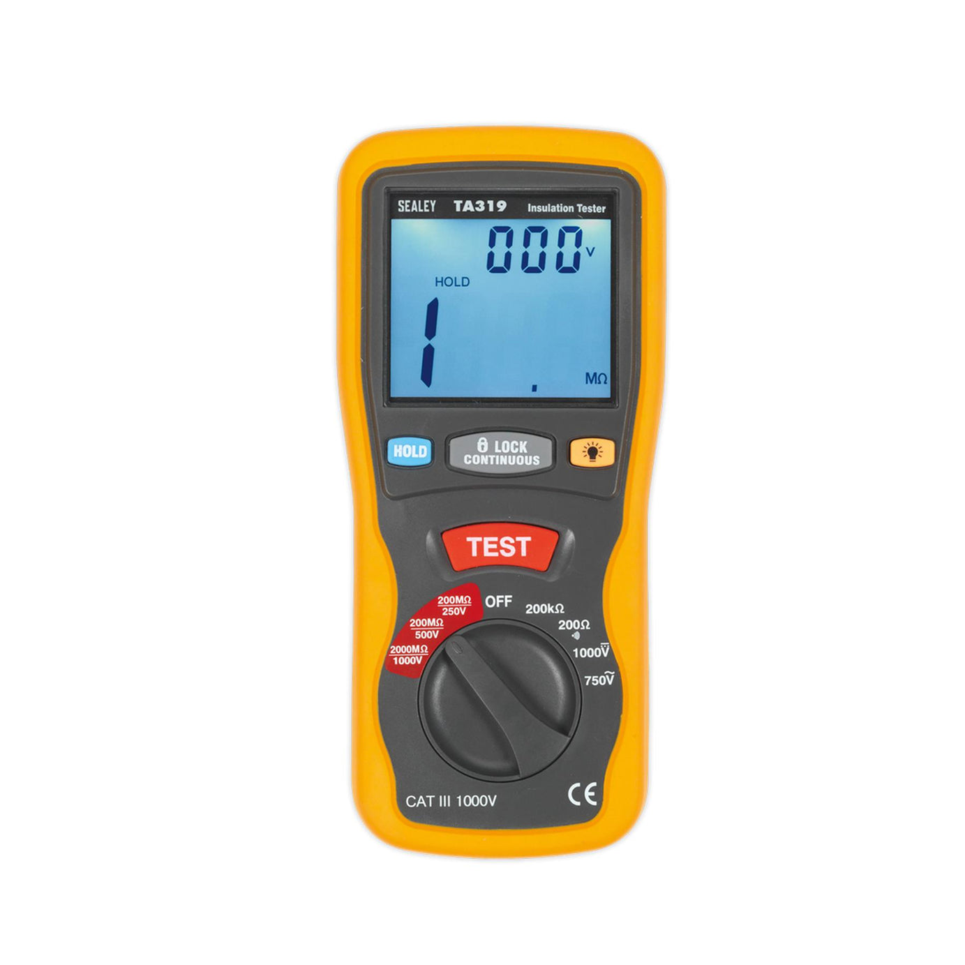 Sealey Digital Insulation Tester Batteries & Storage Case - TA319